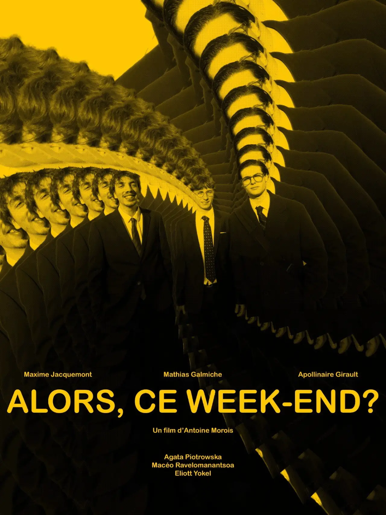 Plakat filmowy "ALORS, CE WEEK-END ?"
