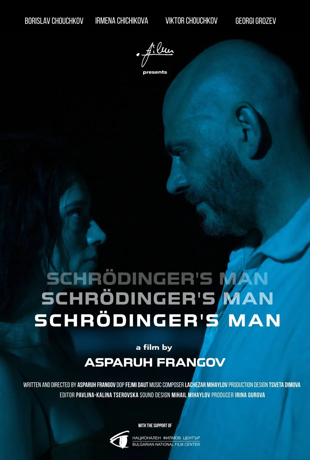 Plakat filmowy "Schrödinger
