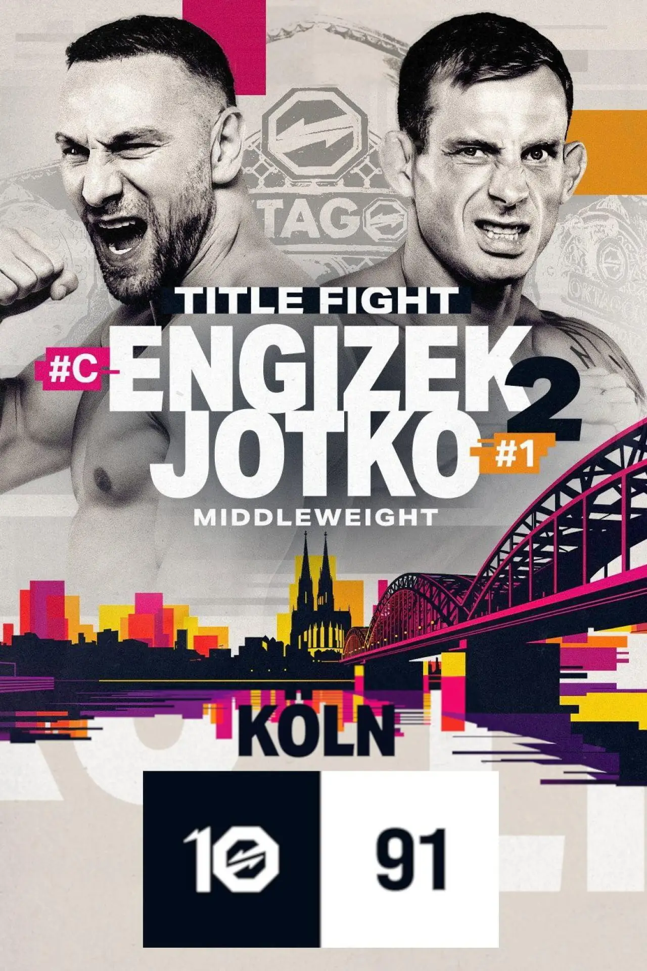 Plakat filmowy "OKTAGON 91: Engizek vs. Jotko 2"