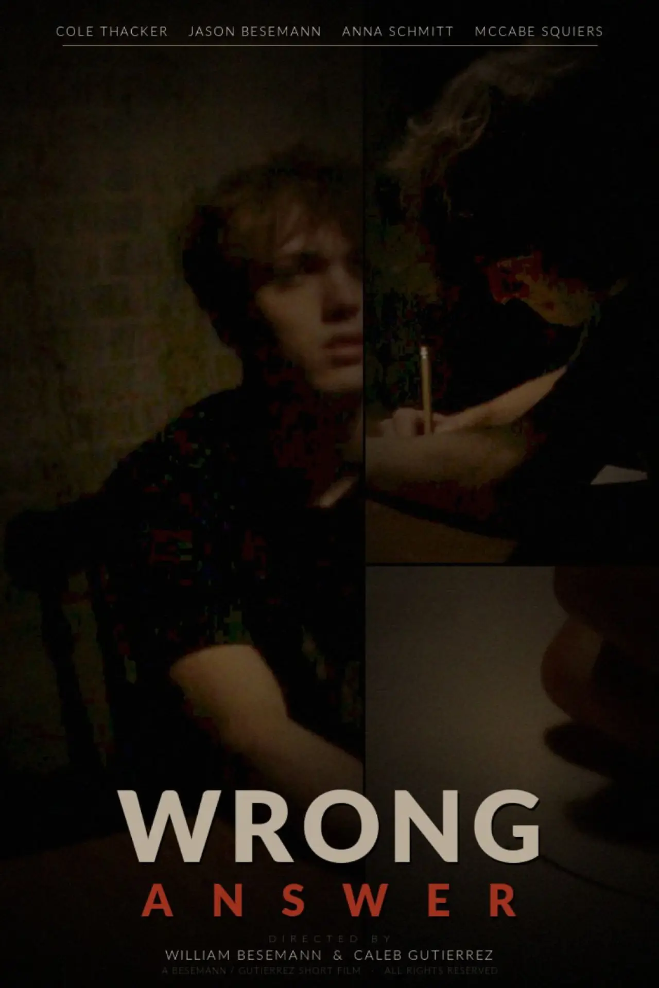 Plakat filmowy "Wrong Answer"