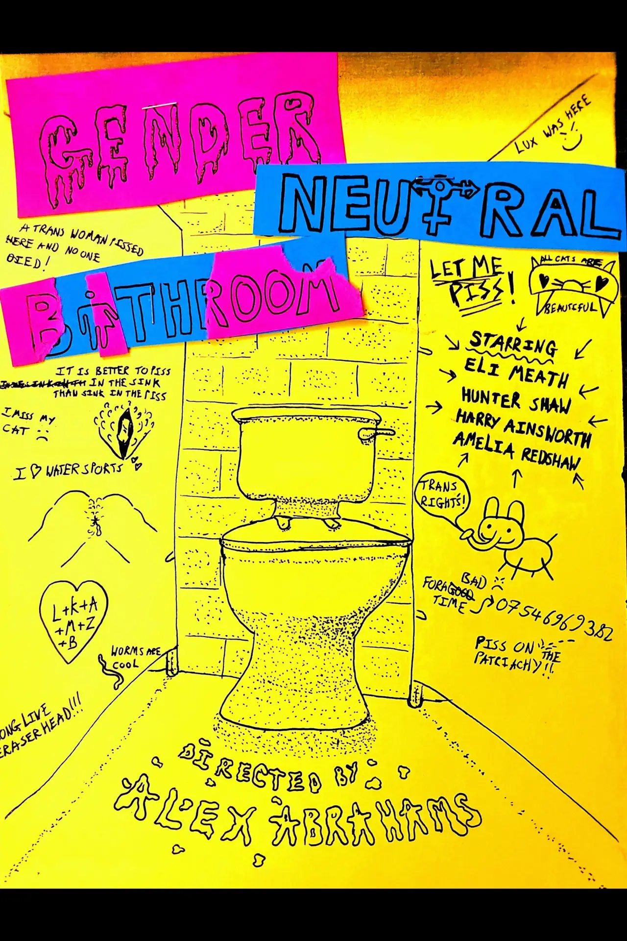 Plakat filmowy "GENDER NEUTRAL BATHROOM"