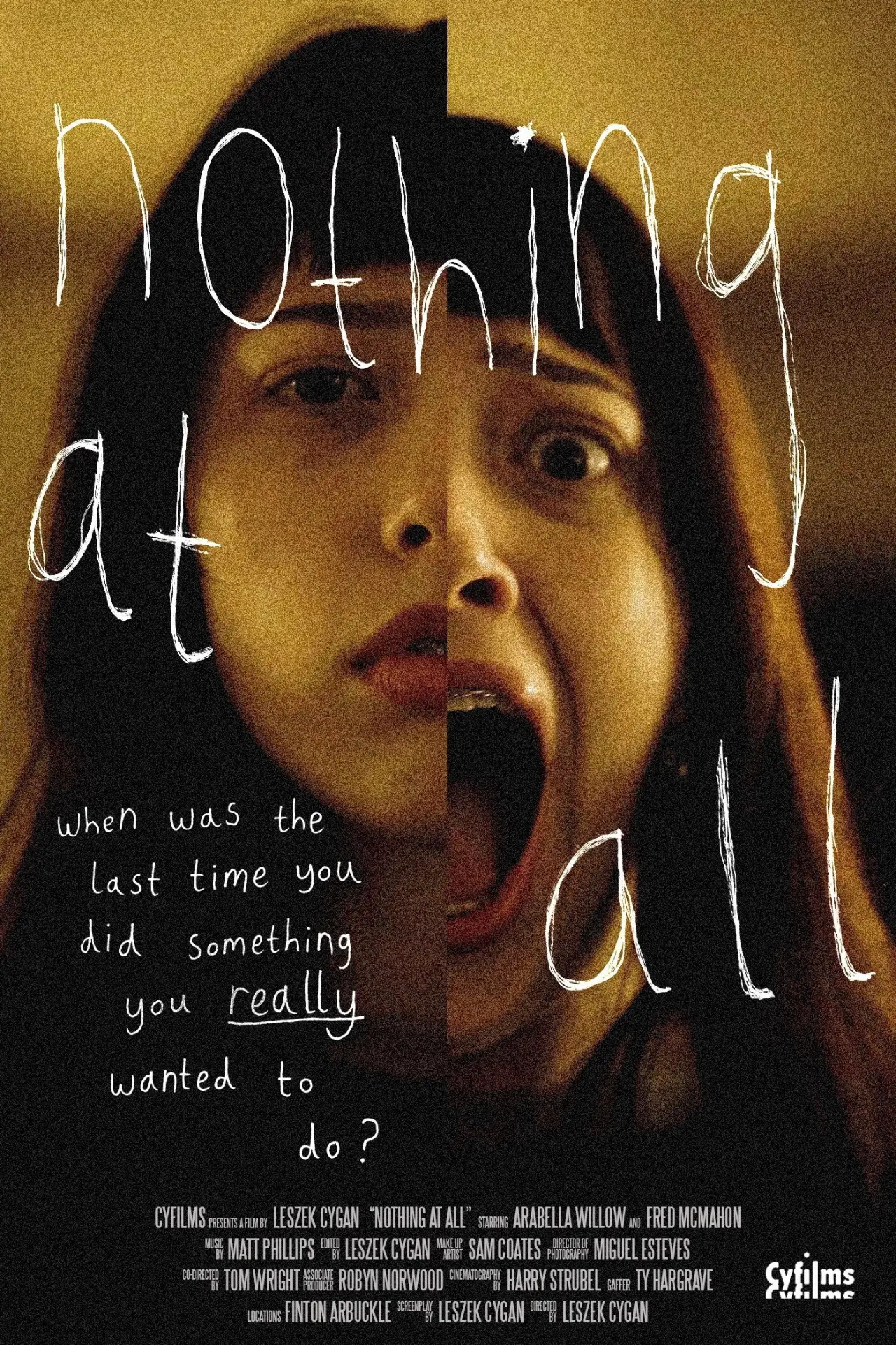 Plakat filmowy "Nothing at All"
