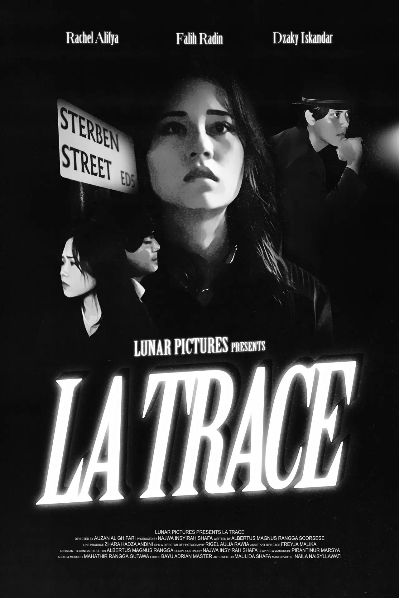 Plakat filmowy "La Trace"