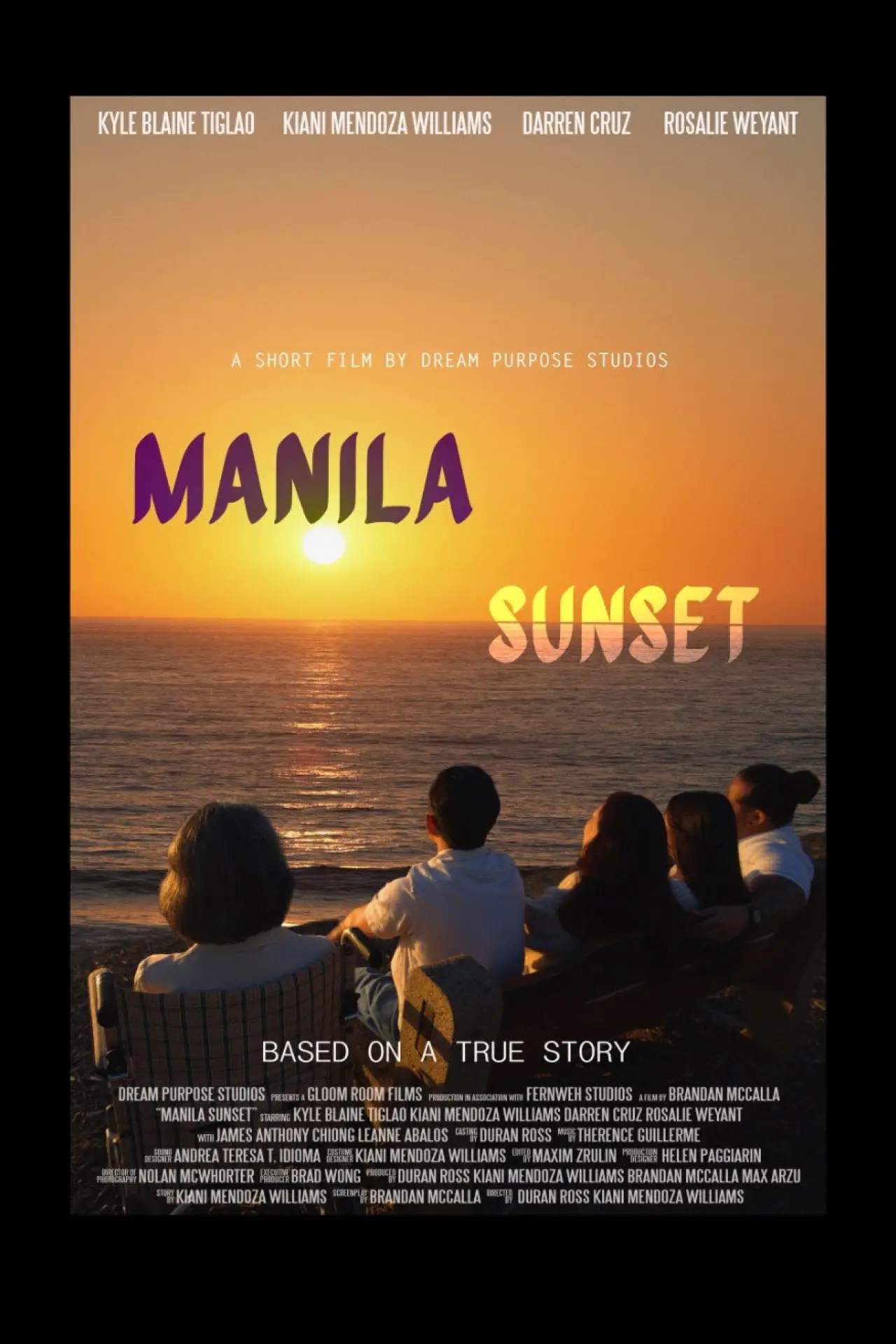 Plakat filmowy "Manila Sunset"