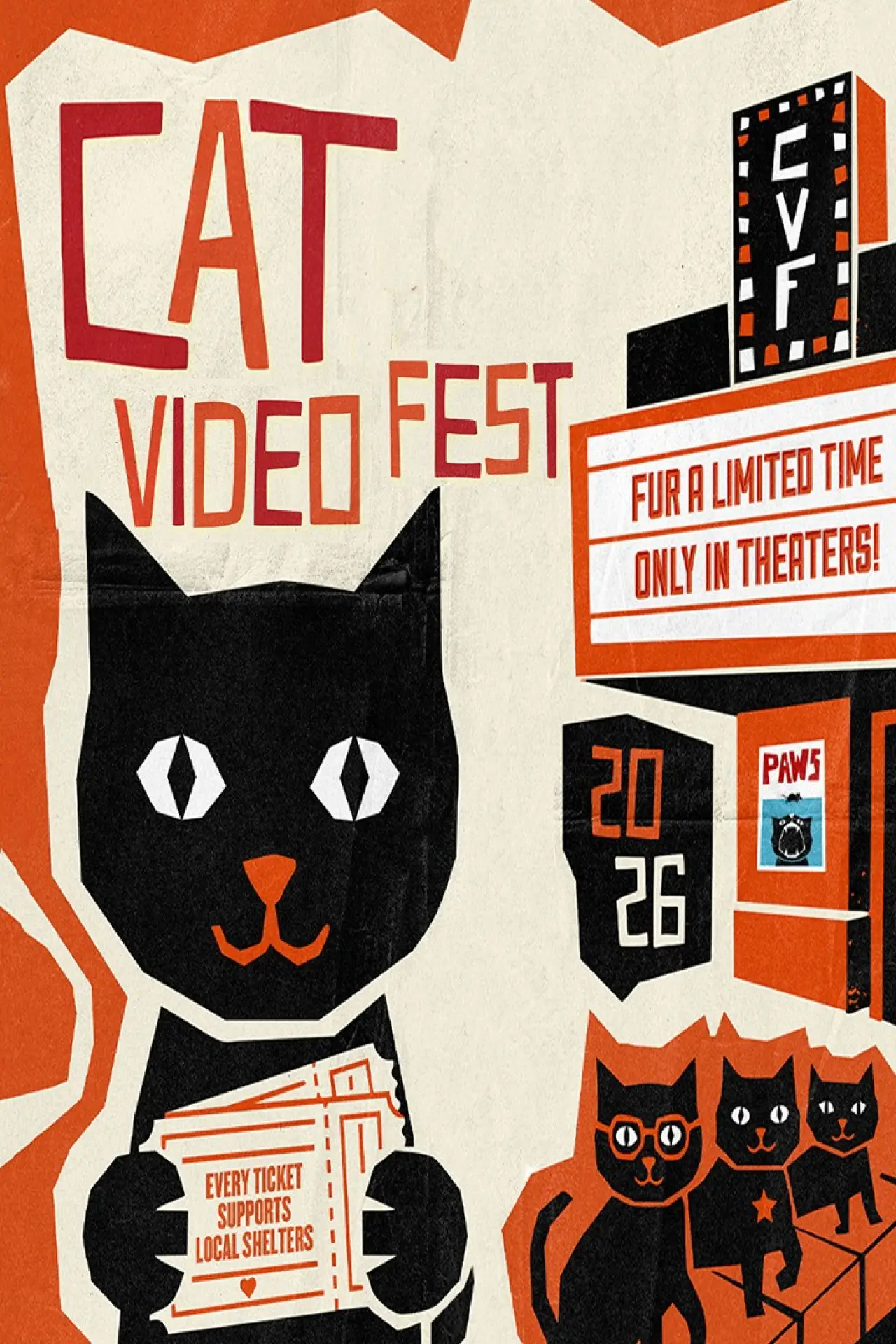 Plakat filmowy "CatVideoFest 2026"