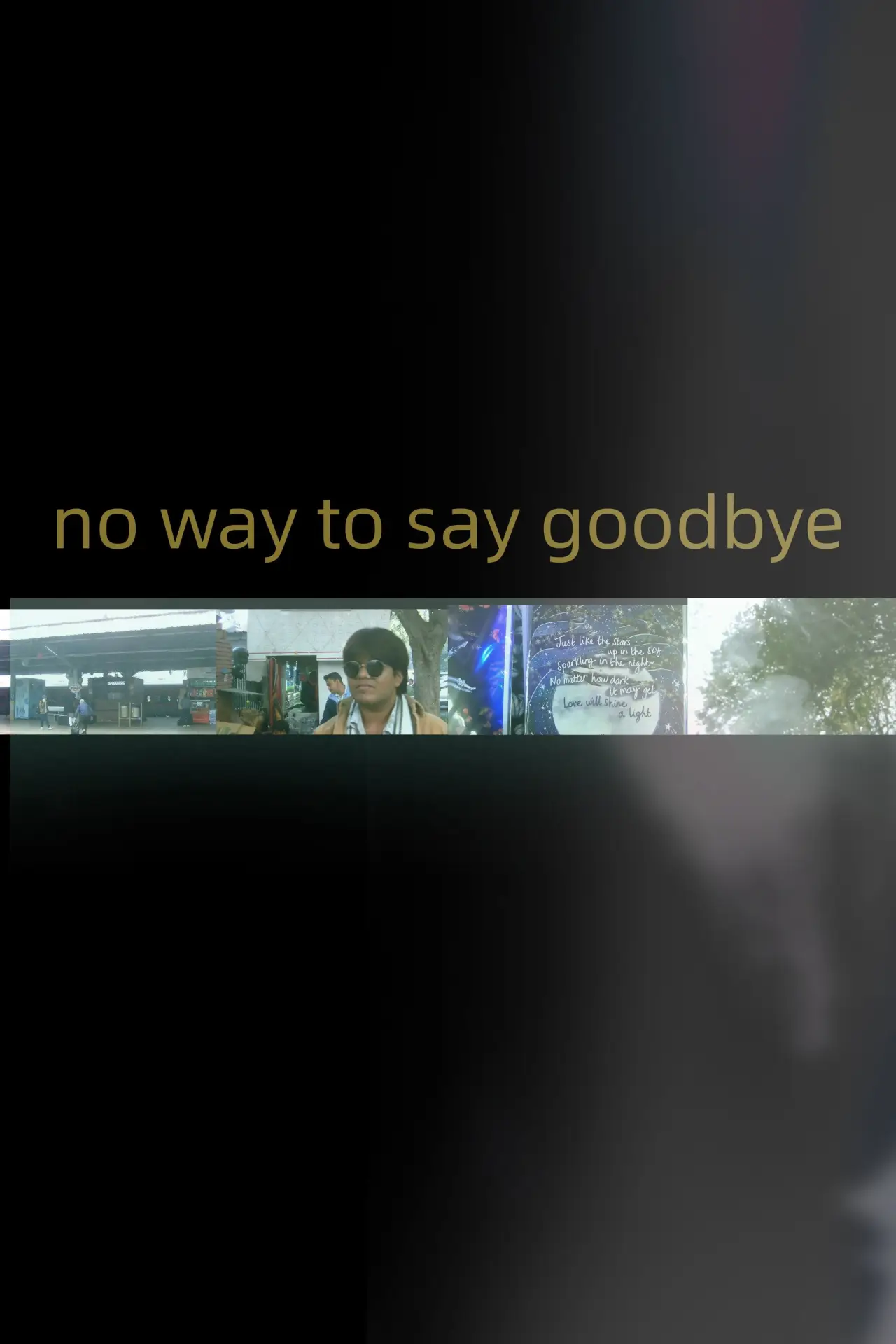 Plakat filmowy "no way to say goodbye"