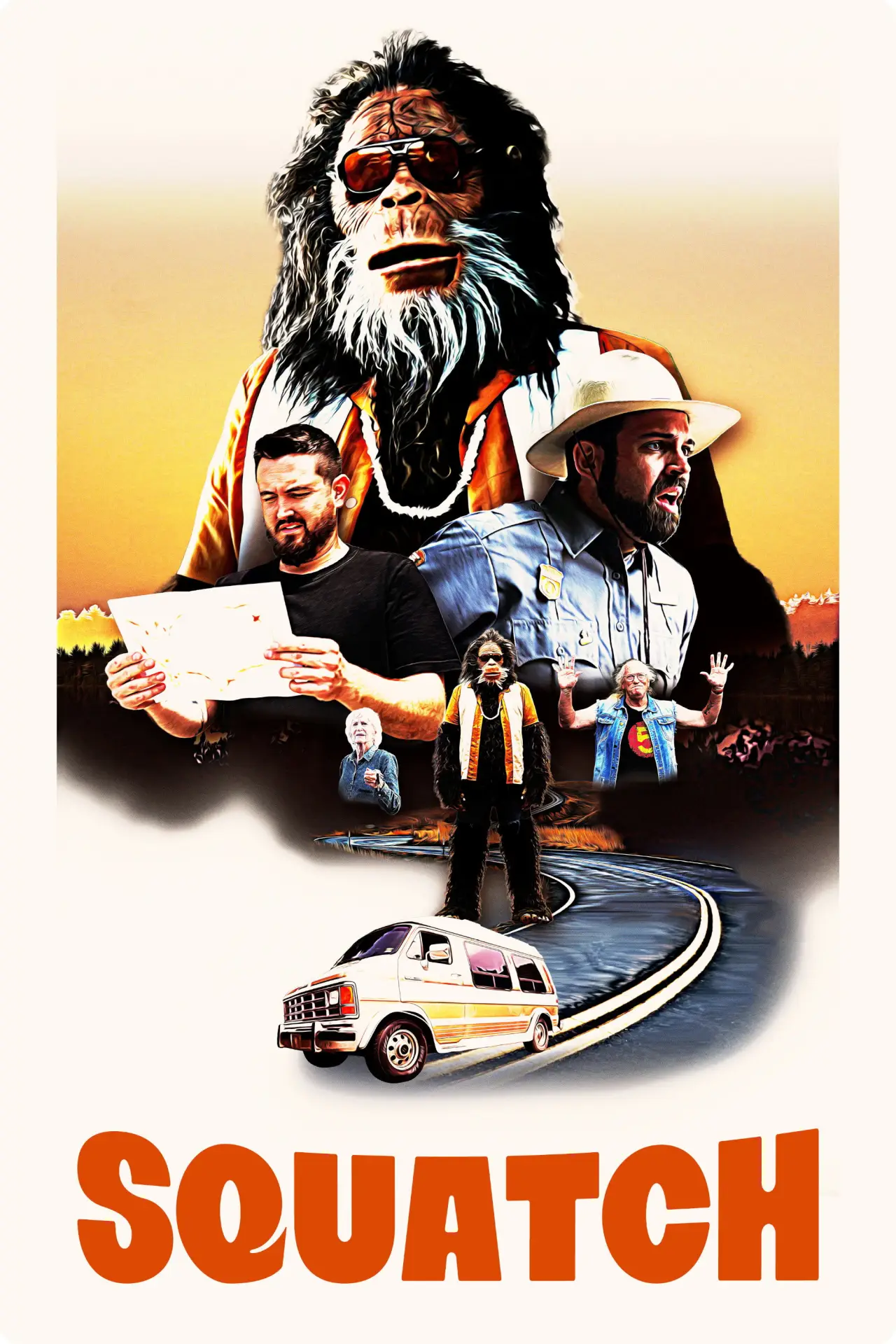 Plakat filmowy "Squatch"