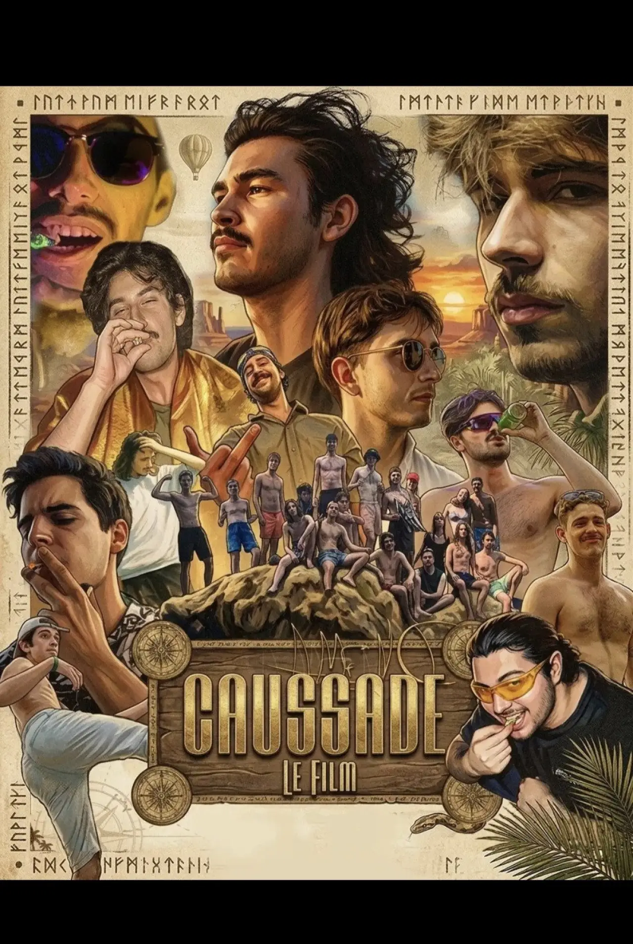 Plakat filmowy "Caussade le Film"