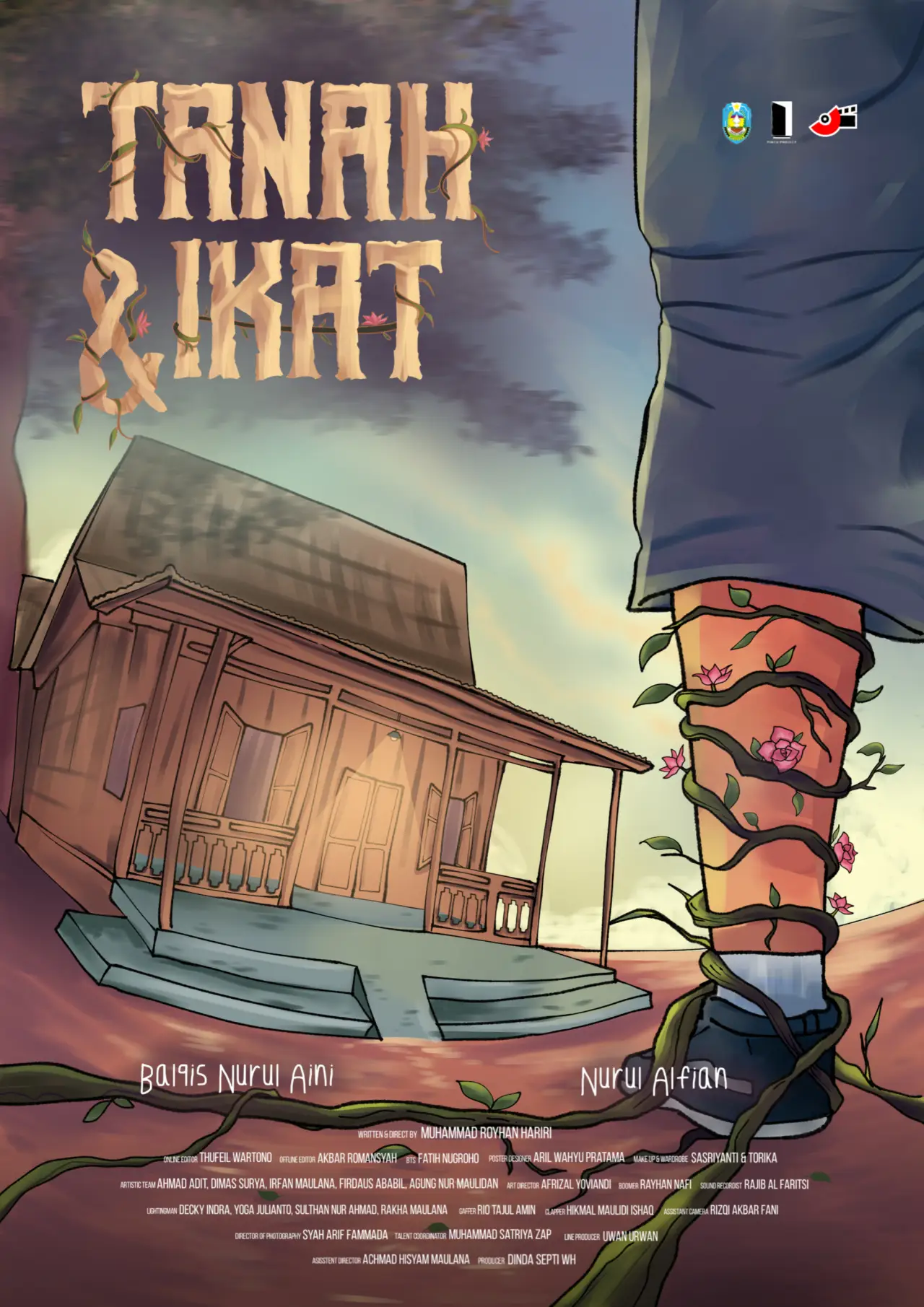 Plakat filmowy "Tanah dan Ikat"