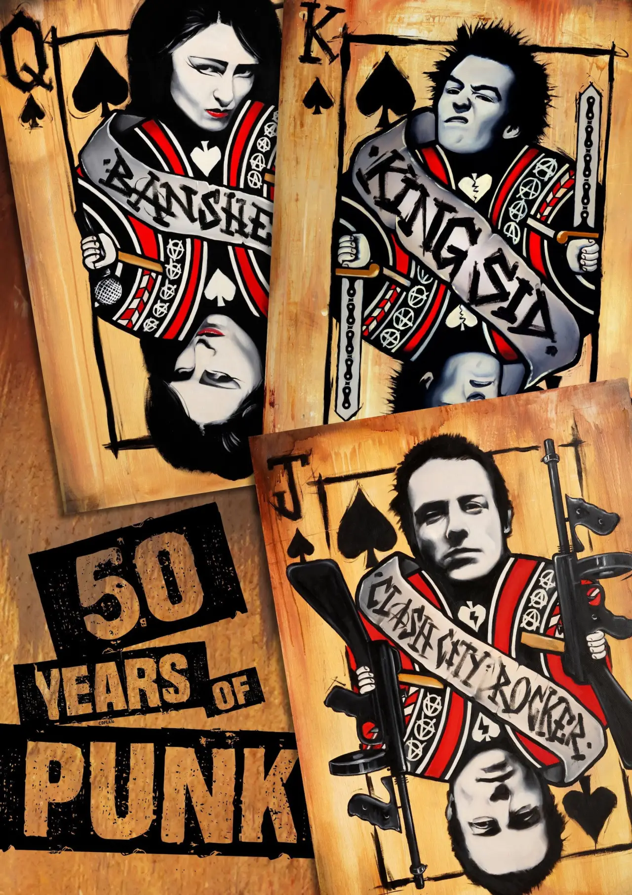 Plakat filmowy "50 Years of Punk"
