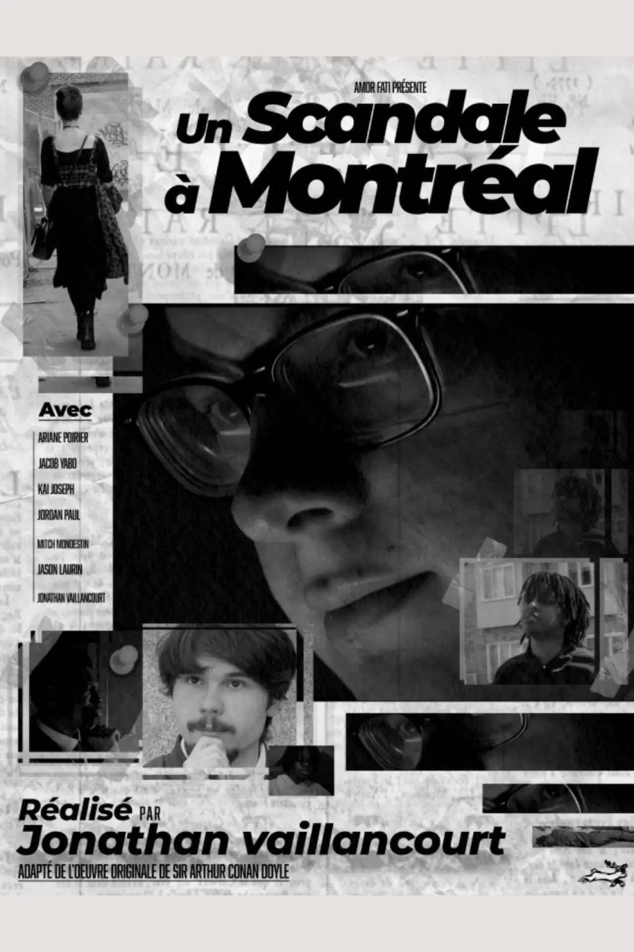 Plakat filmowy "Un scandal à Montréal"