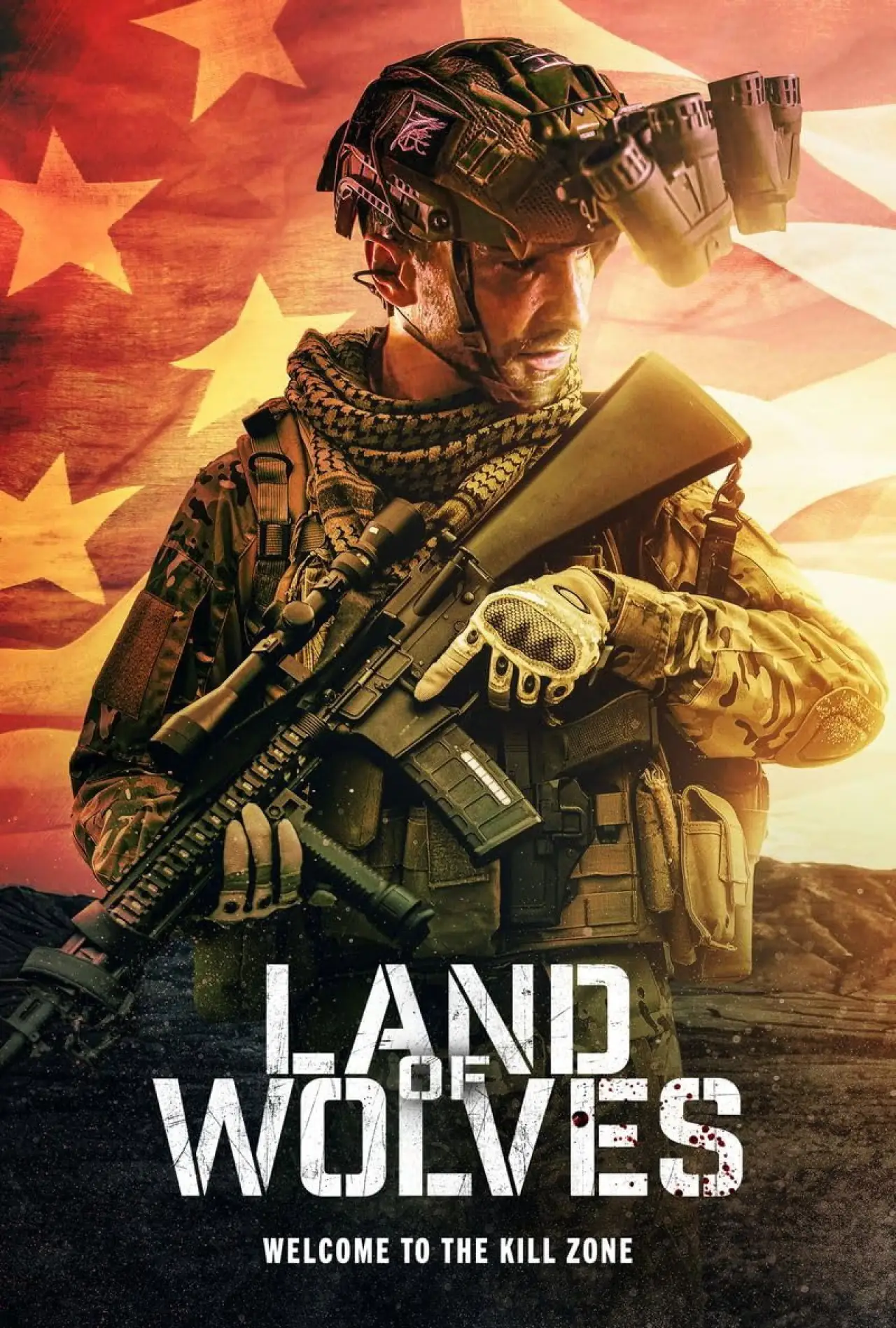 Plakat filmowy "Land of Wolves"