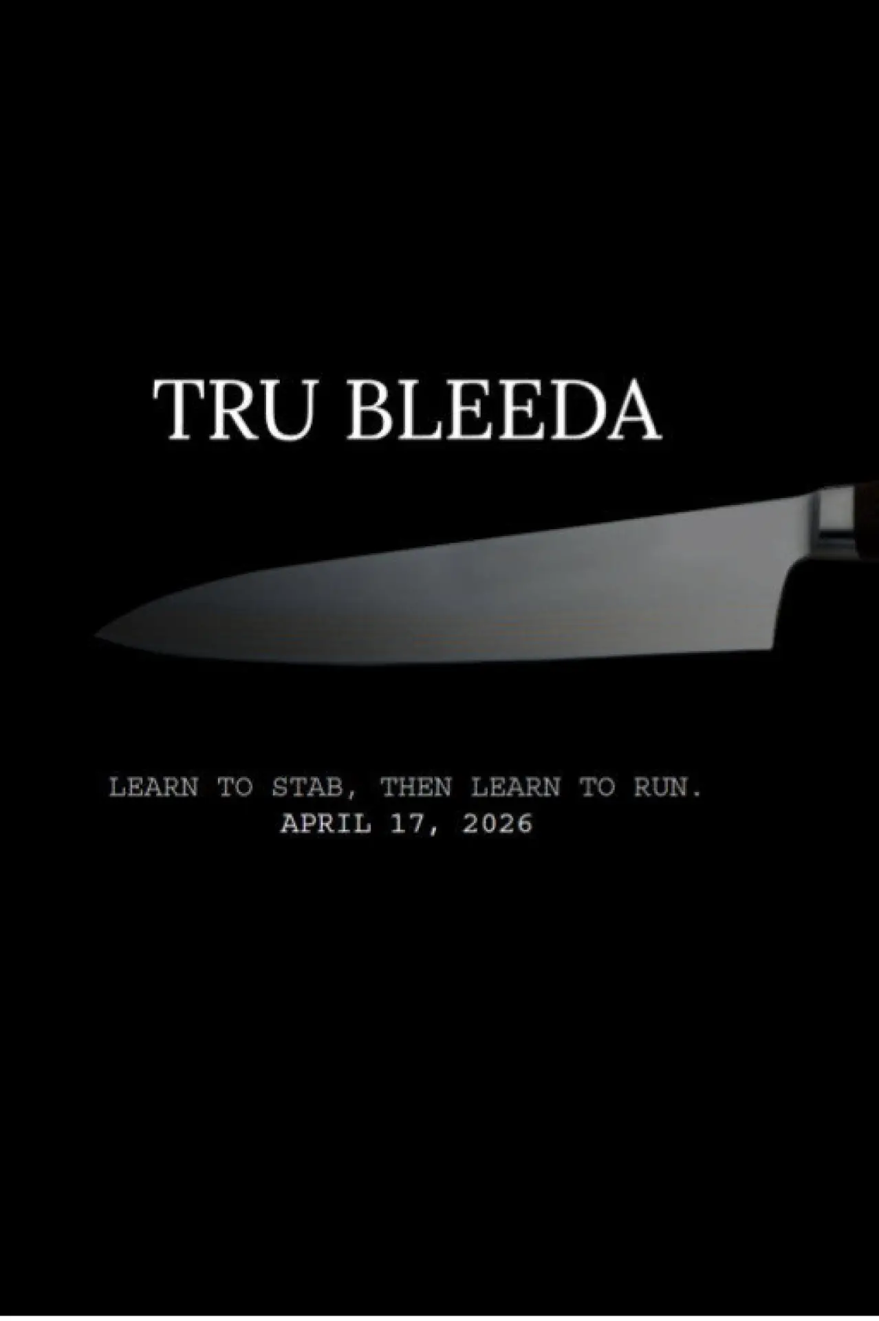 Plakat filmowy "Tru Bleeda"