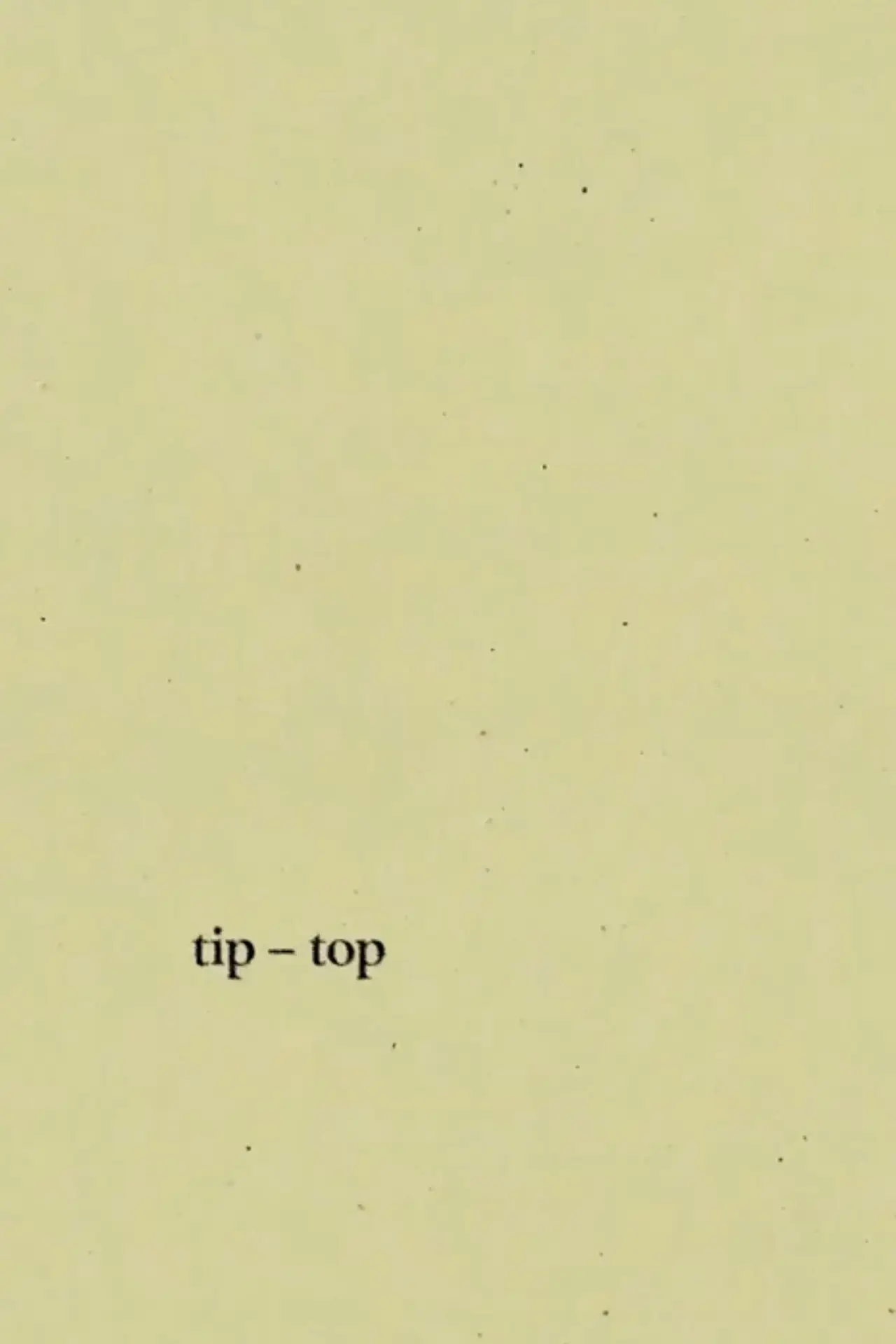 Plakat filmowy "Tip-top"