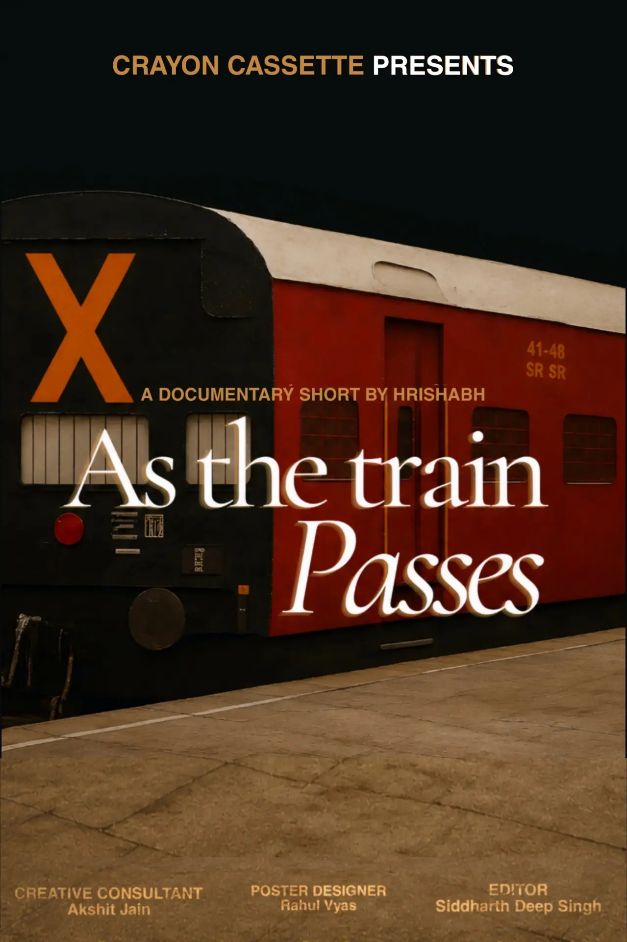 Plakat filmowy "As The Train Passes"