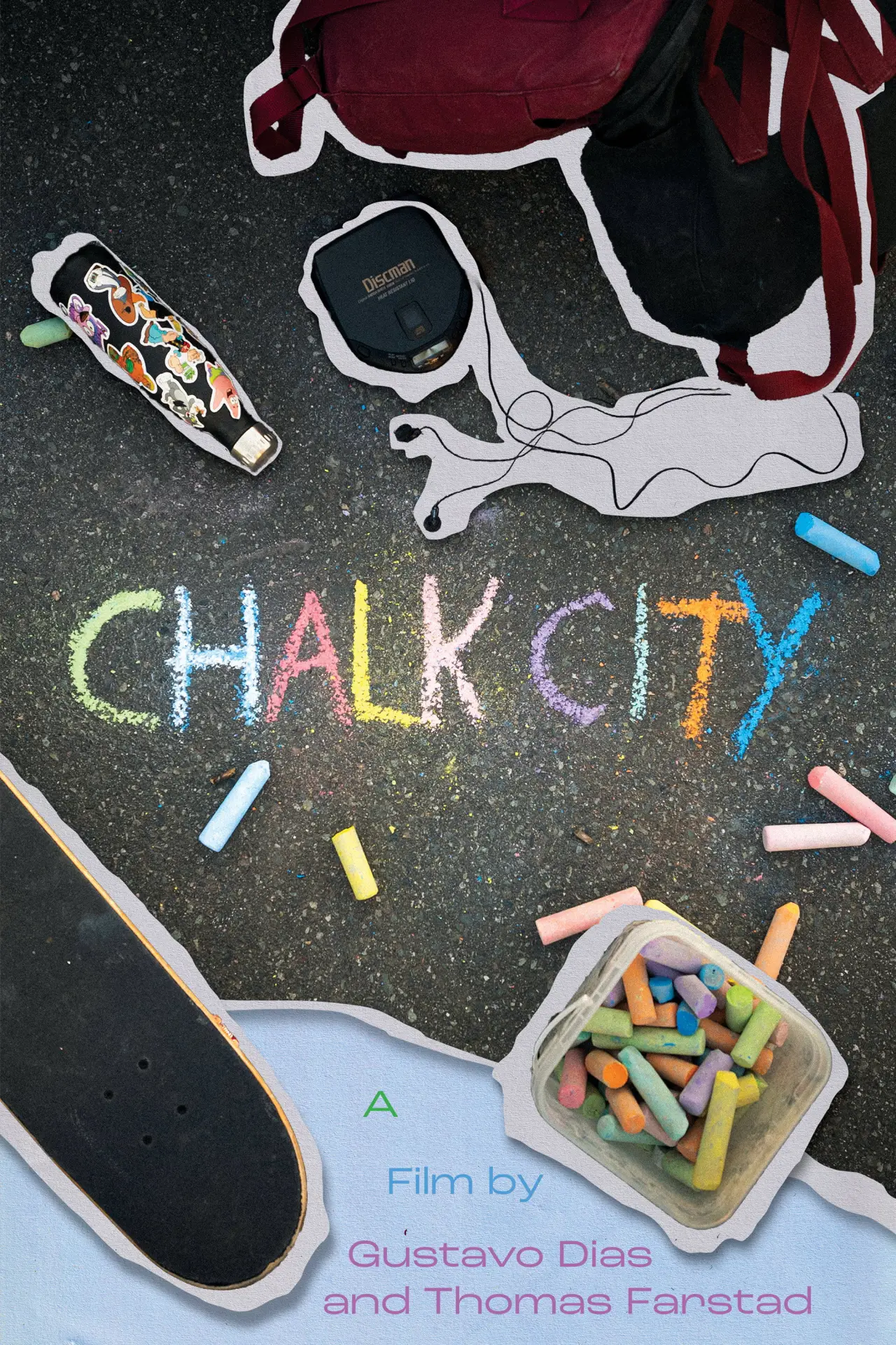 Plakat filmowy "Chalk City"