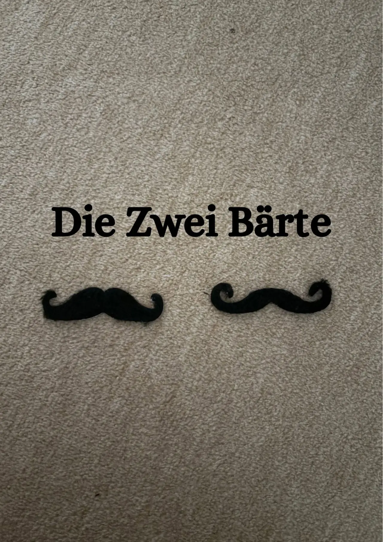 Plakat filmowy "Die Zwei Bärte"