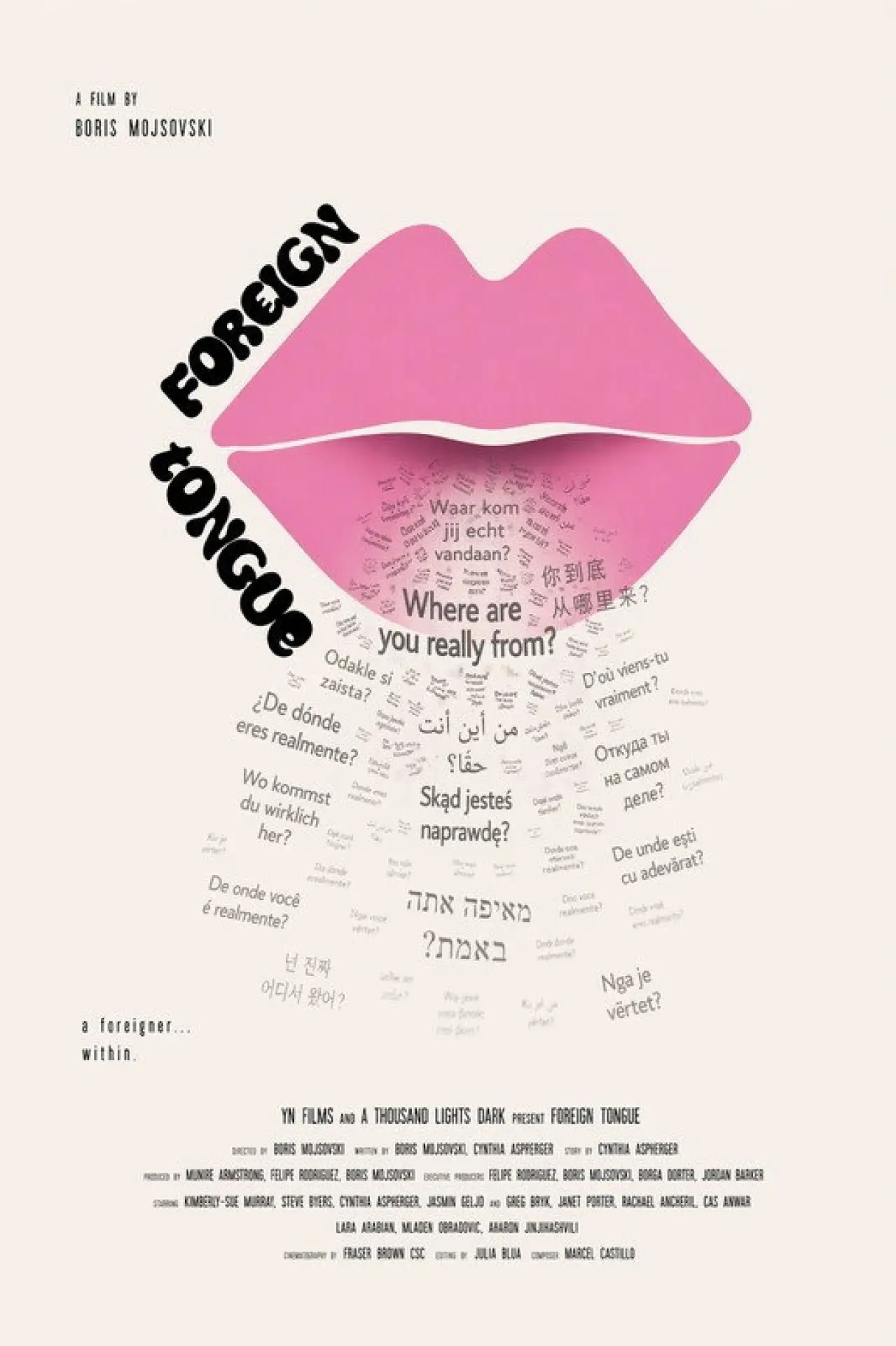 Plakat filmowy "Foreign Tongue"