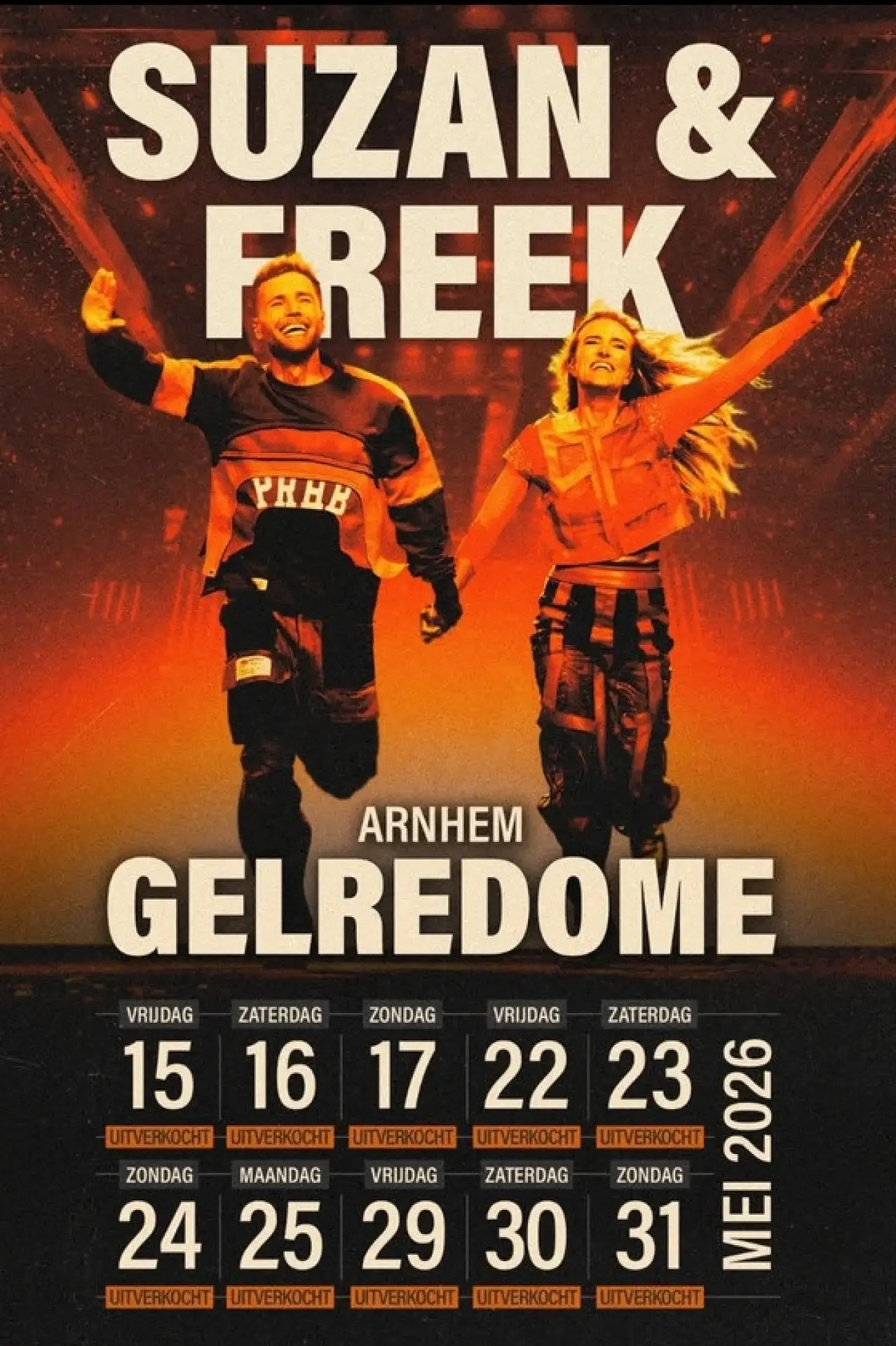 Plakat filmowy "Suzan & Freek Live in Gelredome"