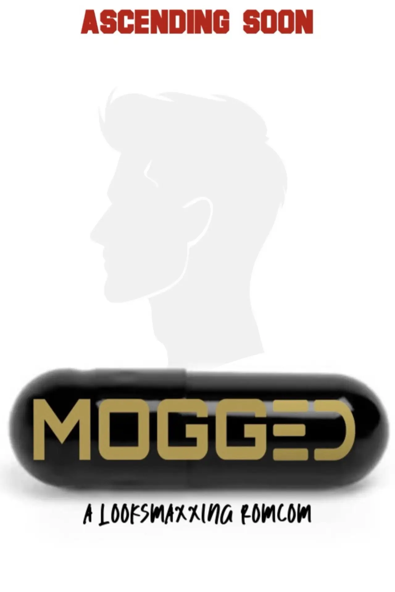 Plakat filmowy "MOGGED: A Looksmaxxing Romcom"