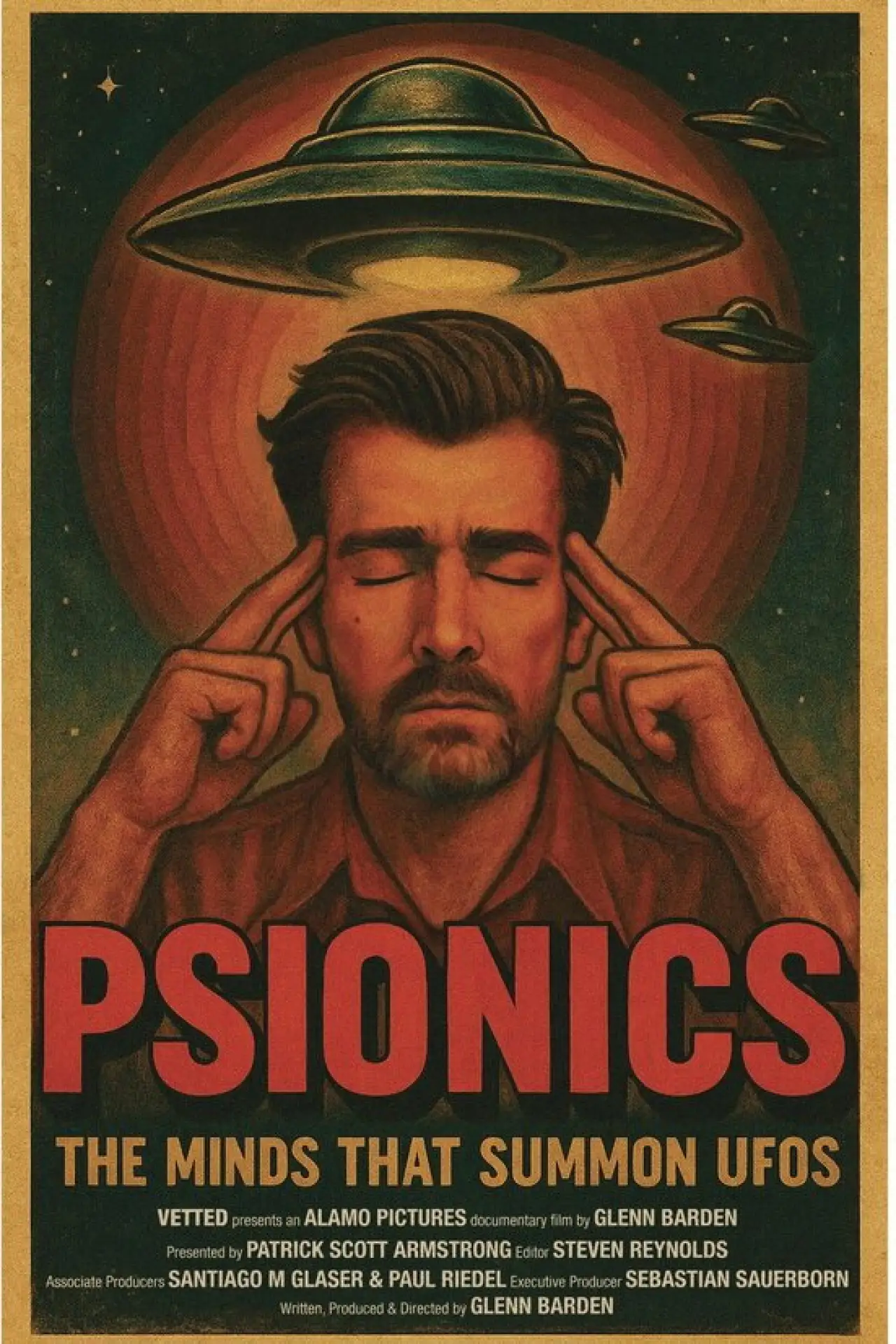 Plakat filmowy "Psionics: The Minds That Summon UFOs"
