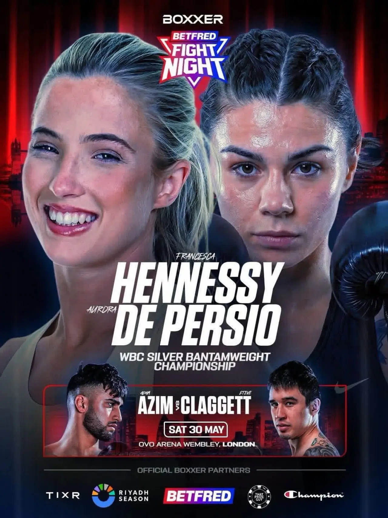 Plakat filmowy "Francesca Hennessy vs. Aurora De Persio"