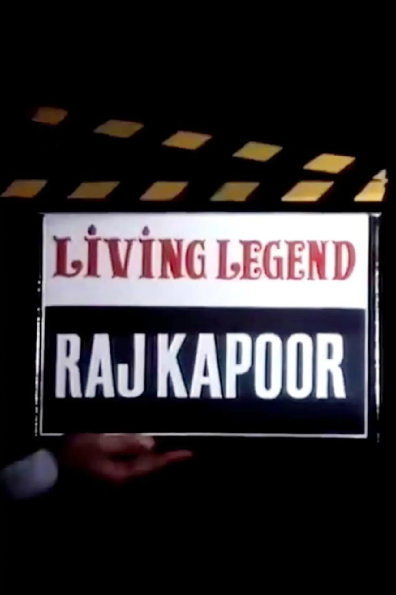 Plakat filmowy "Living Legend - Raj Kapoor"