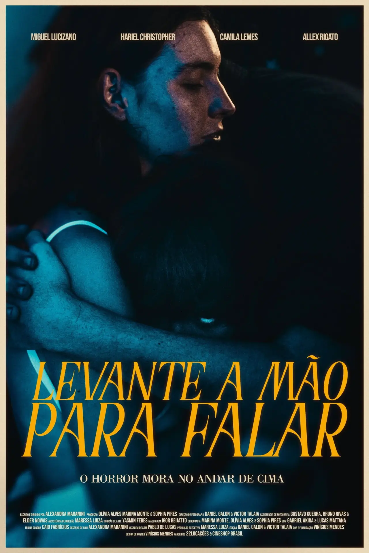 Plakat filmowy "Levante a Mão Para Falar"