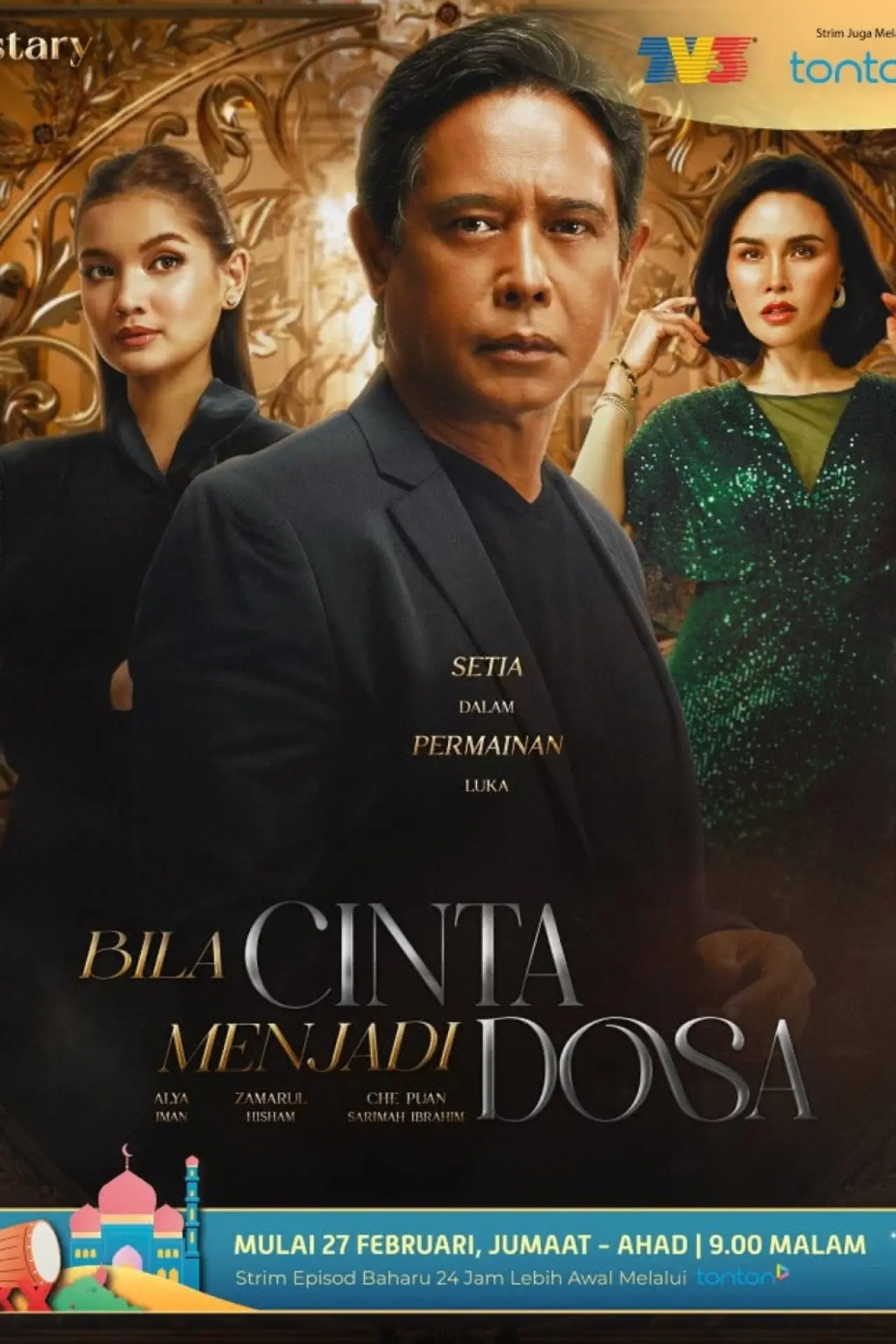 Plakat filmowy "Hijrah Seorang Pendosa"