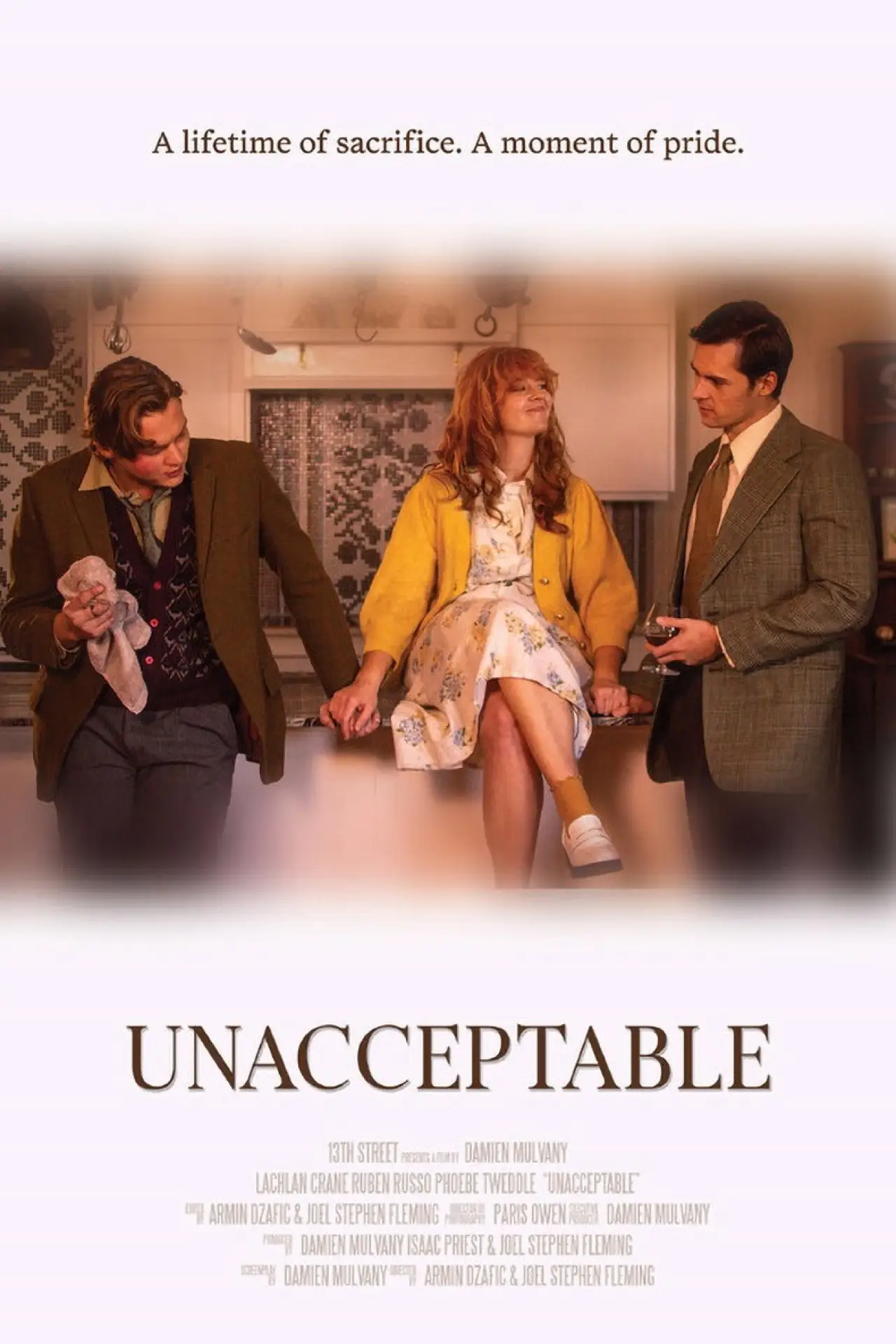 Plakat filmowy "Unacceptable"