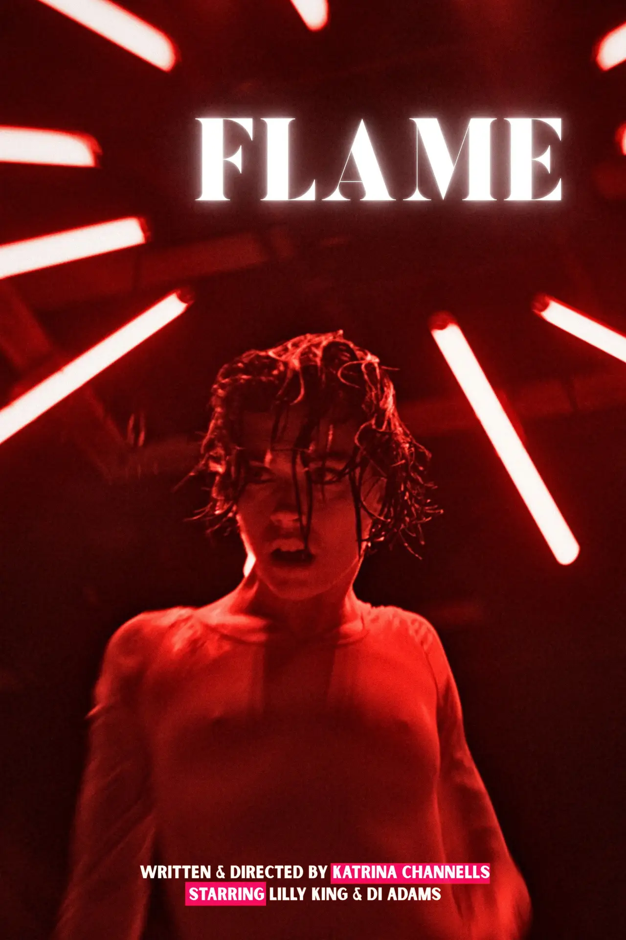 Plakat filmowy "Flame"