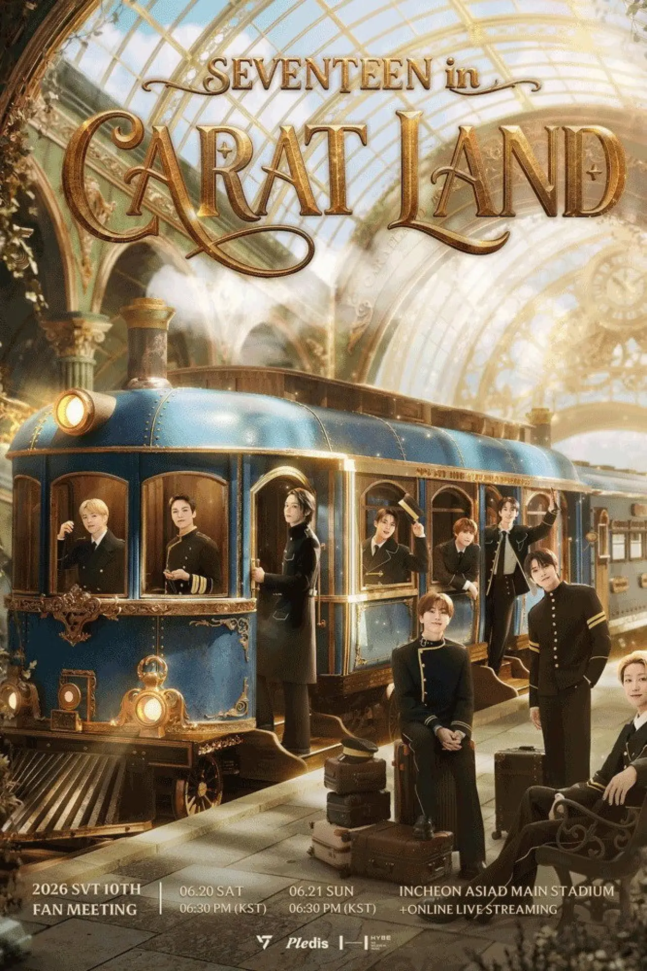 Plakat filmowy "2026 SVT 10TH FAN MEETING 〈SEVENTEEN in CARAT LAND〉"
