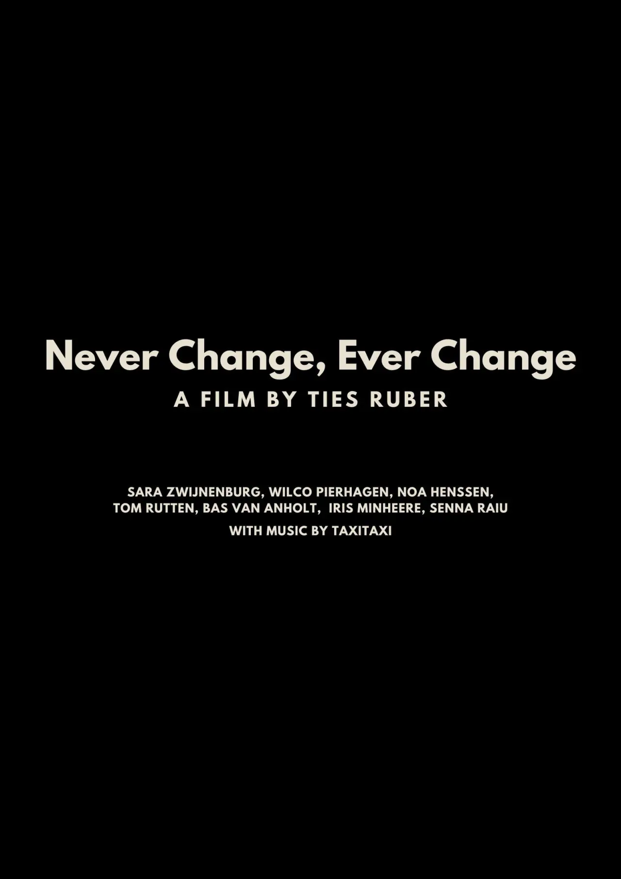 Plakat filmowy "Upcoming Coming-of-Age Movie"