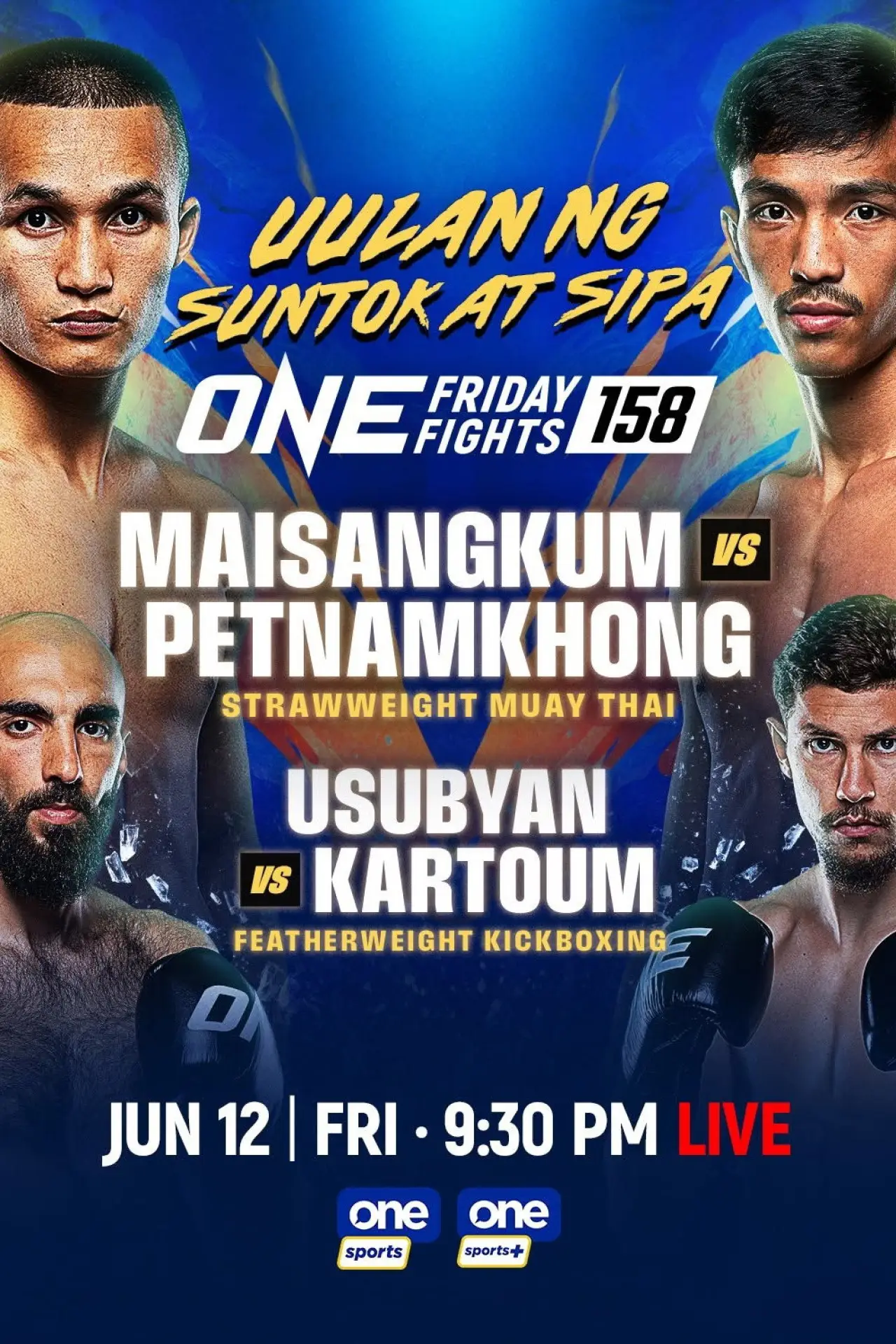 Plakat filmowy "ONE Friday Fights 158: Maisangkum vs. Petnamkhong"