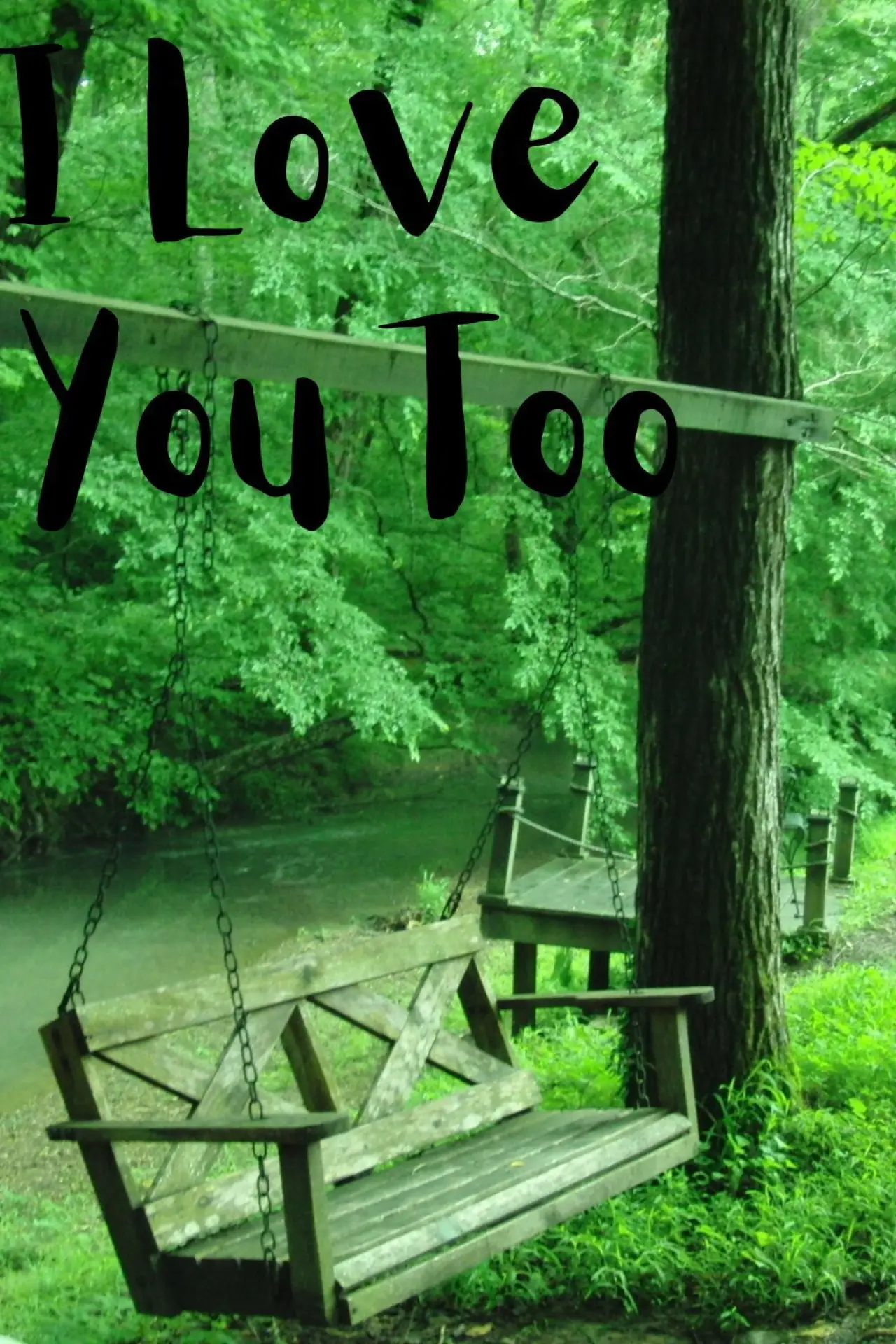 Plakat filmowy "I Love You Too"