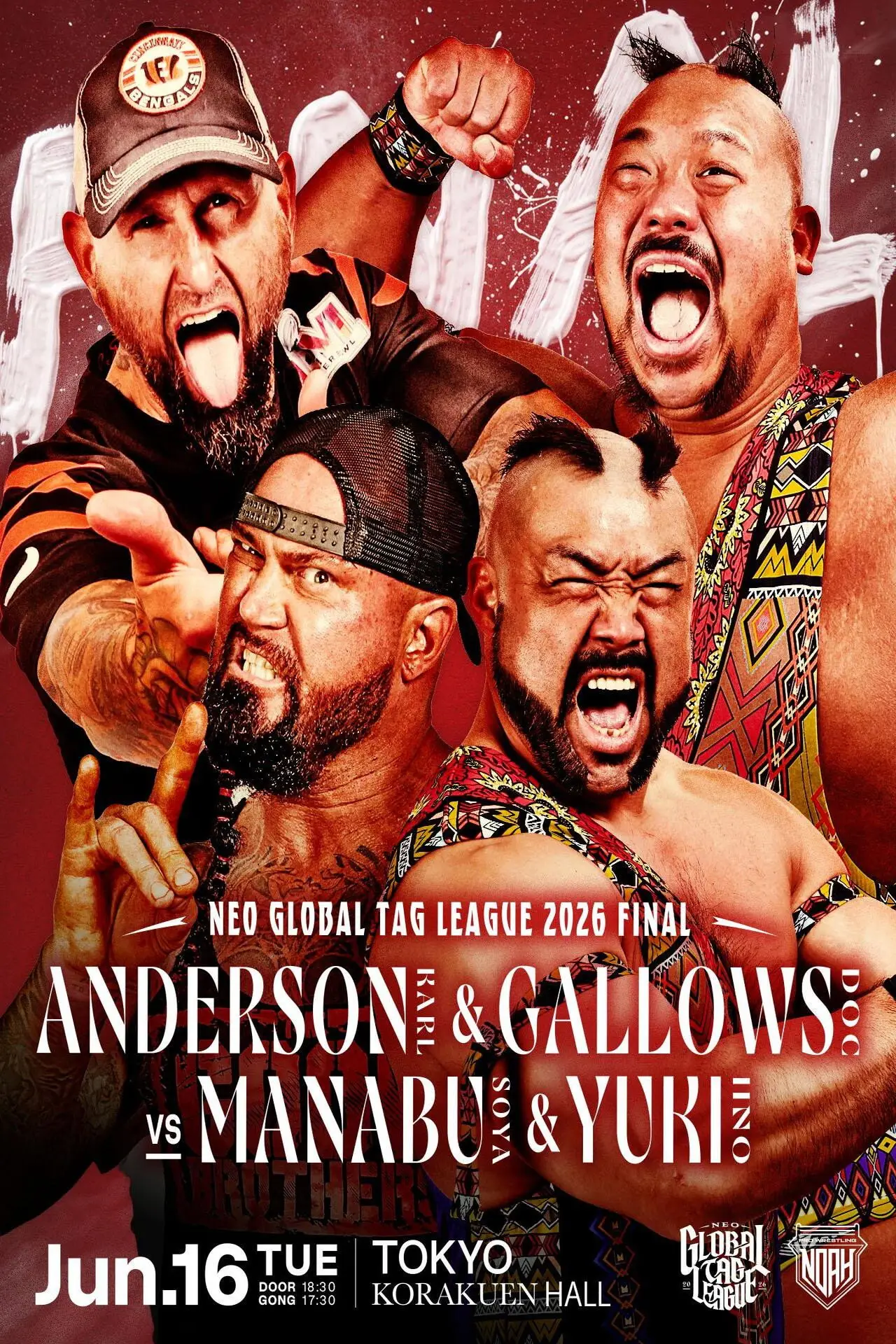 Plakat filmowy "メルカリPresents NEO GLOBAL TAG LEAGUE 2026"