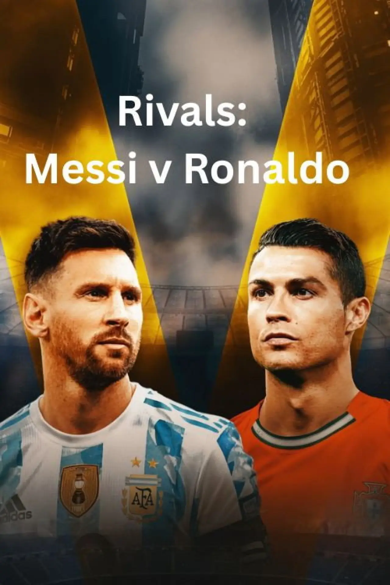 Plakat filmowy "Rivals: Messi v Ronaldo"