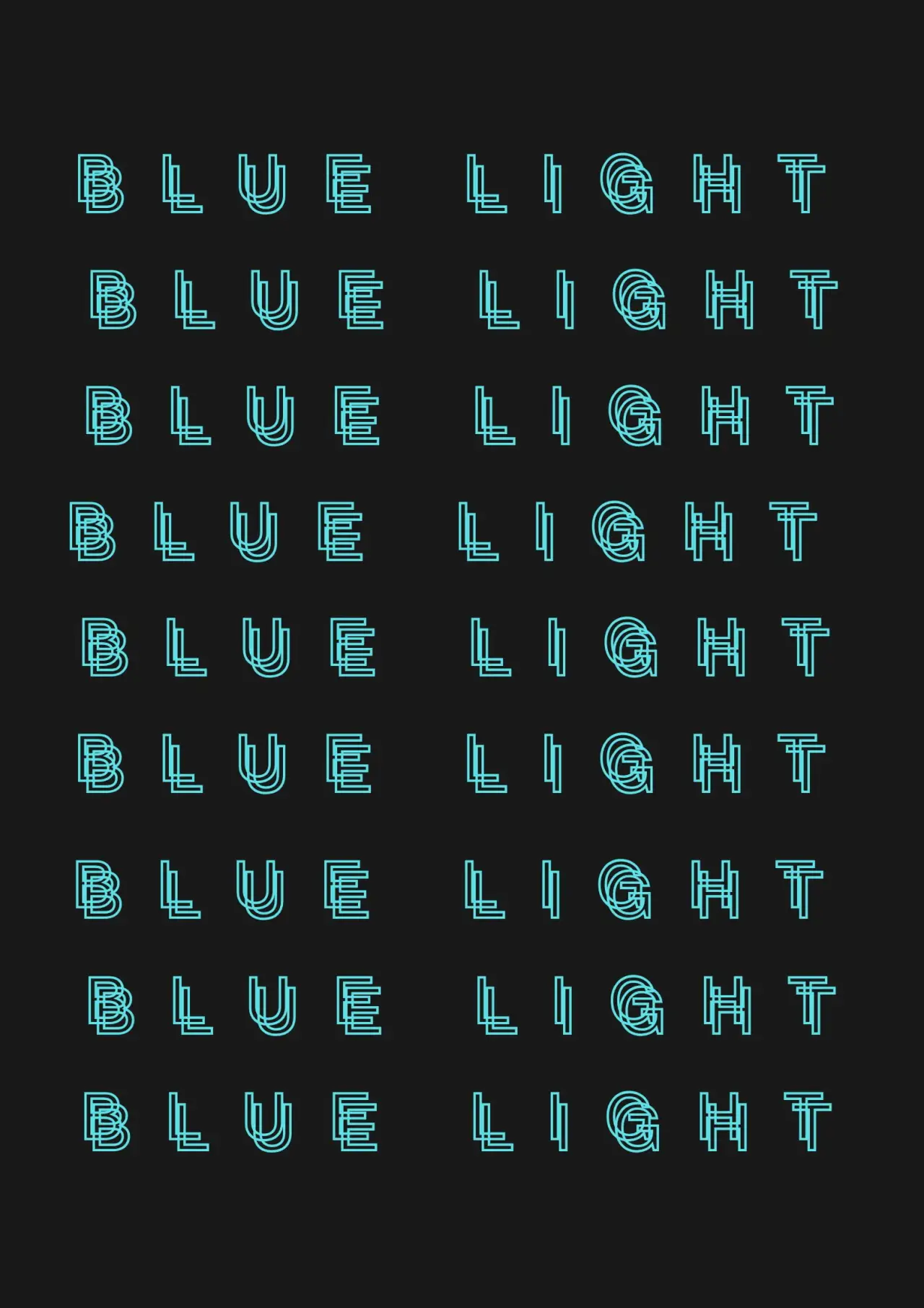 Plakat filmowy "Blue Light"
