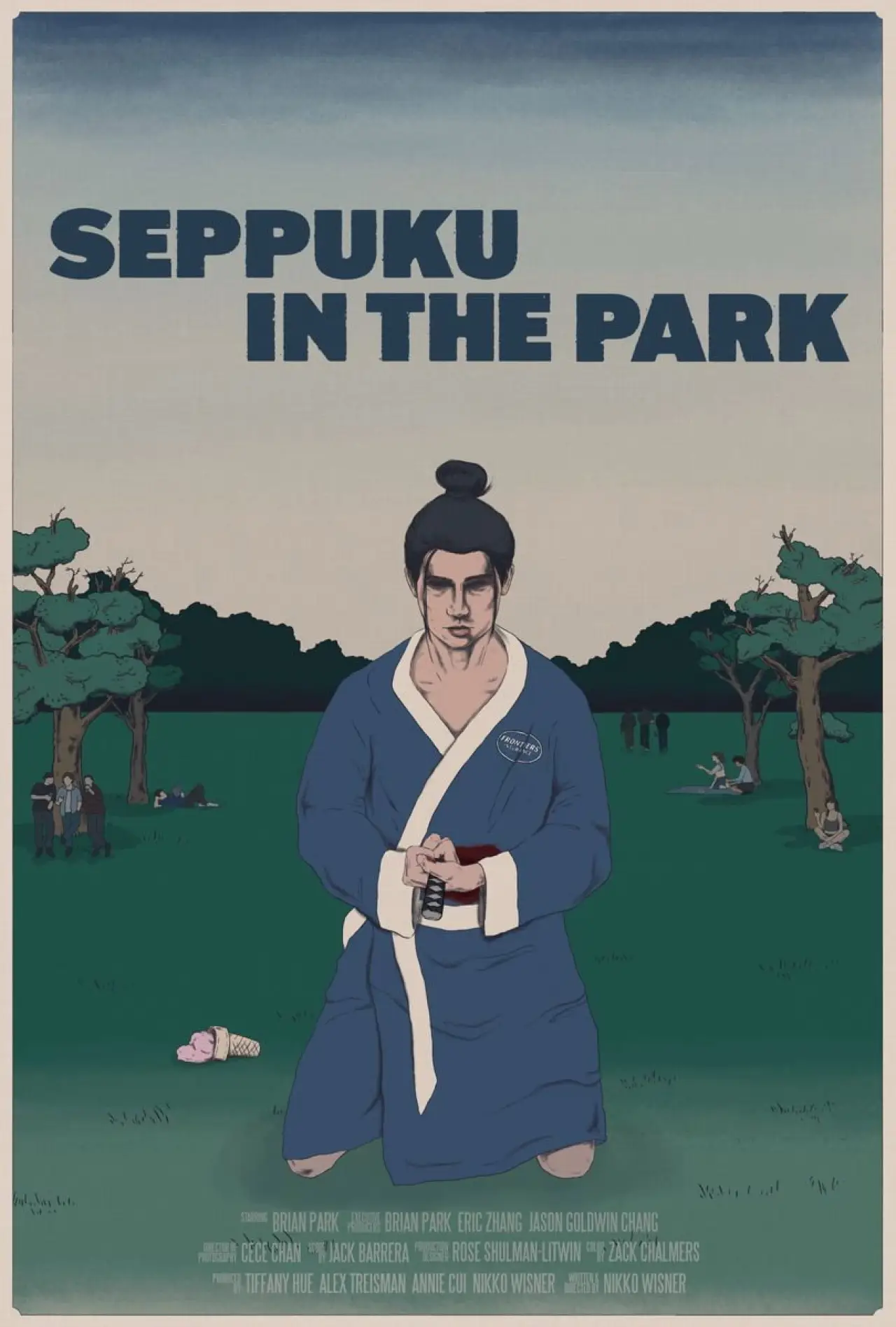 Plakat filmowy "Seppuku in the Park"