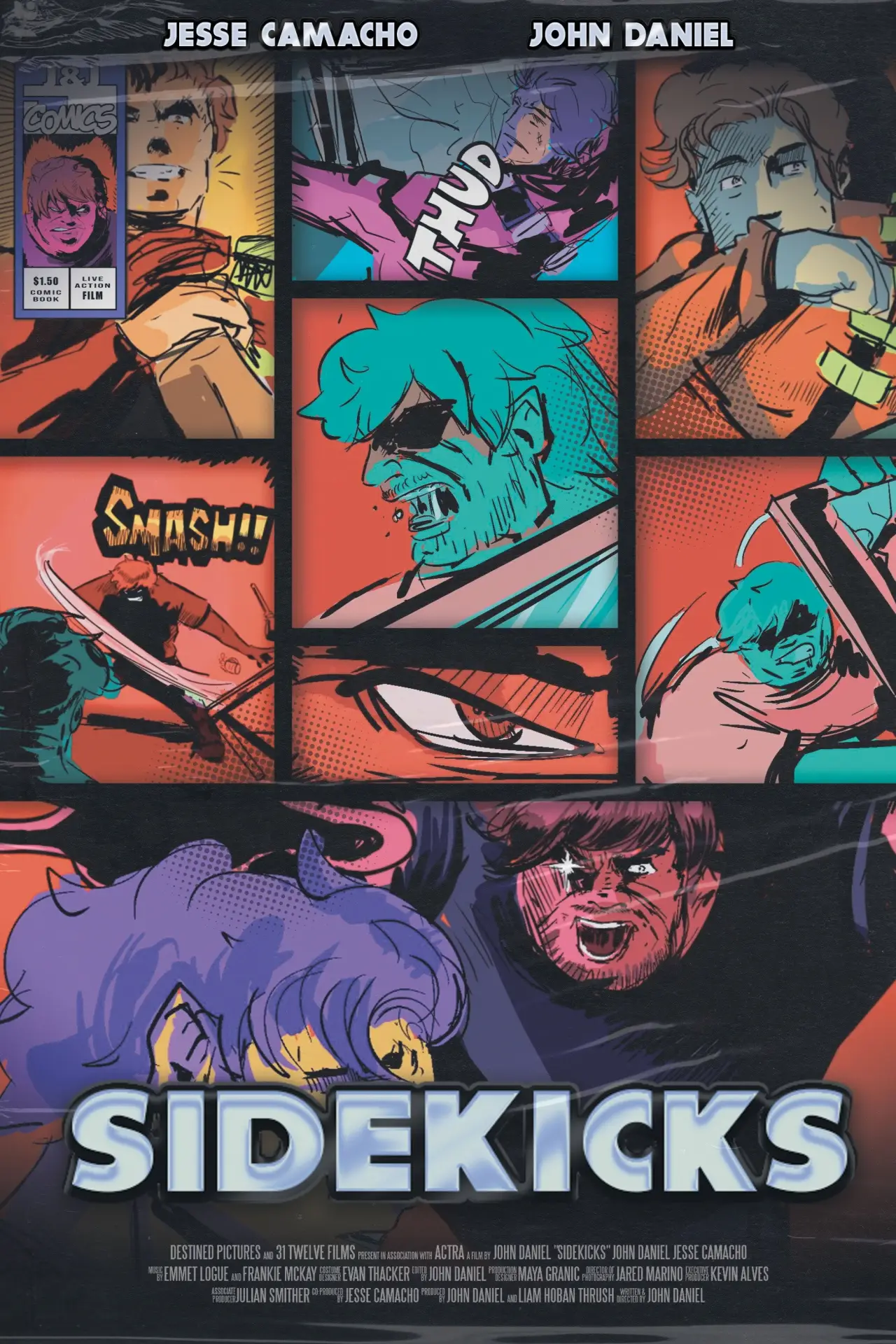 Plakat filmowy "Sidekicks"