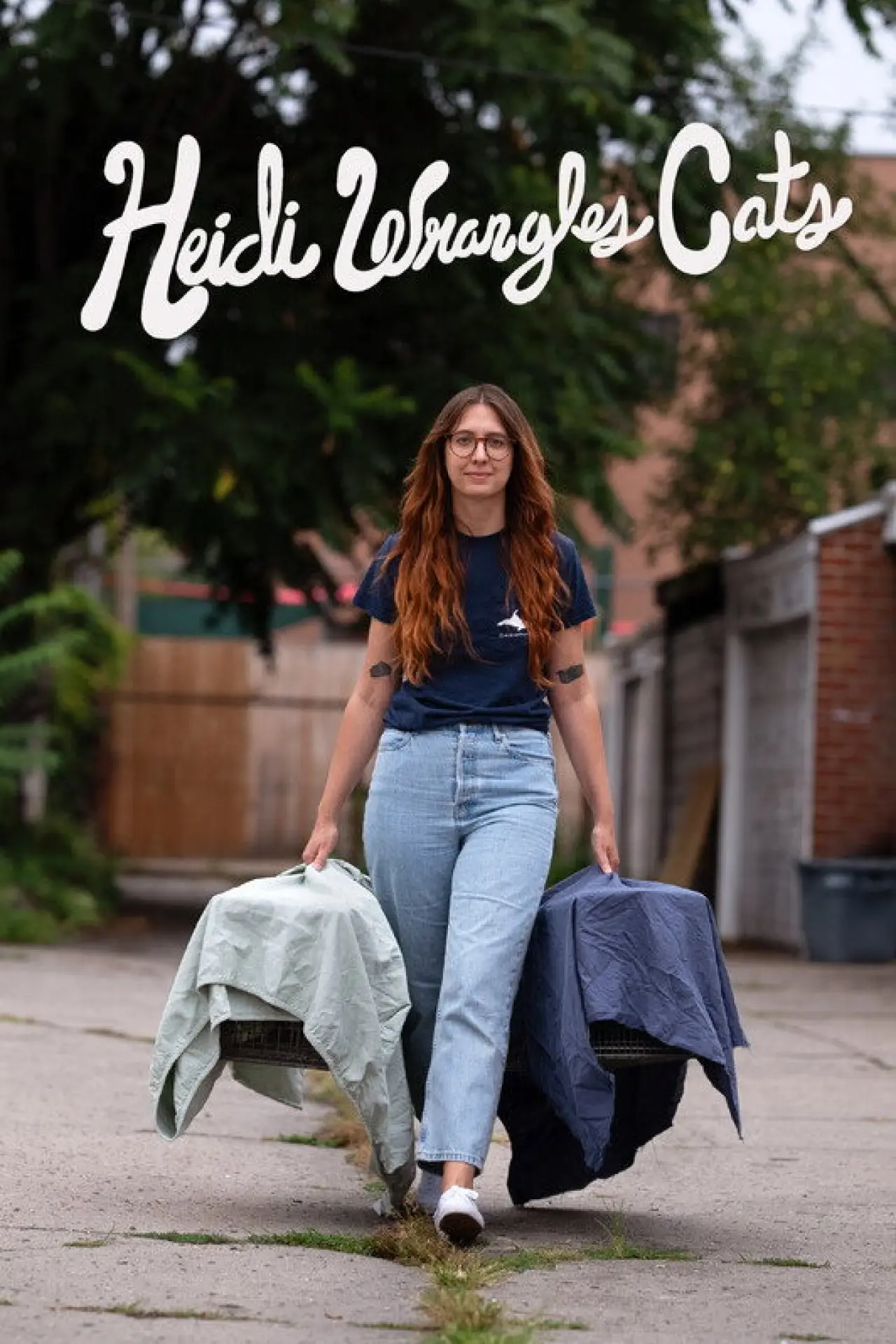 Plakat filmowy "Heidi Wrangles Cats"
