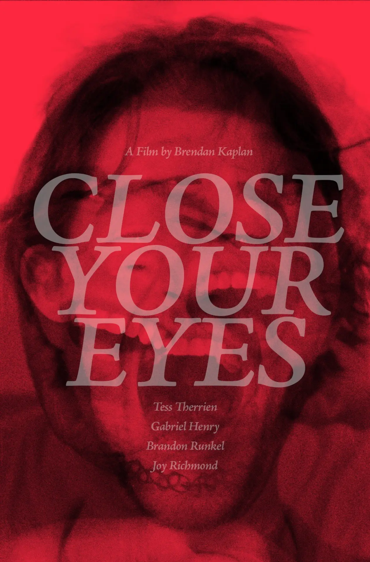 Plakat filmowy "Close Your Eyes"