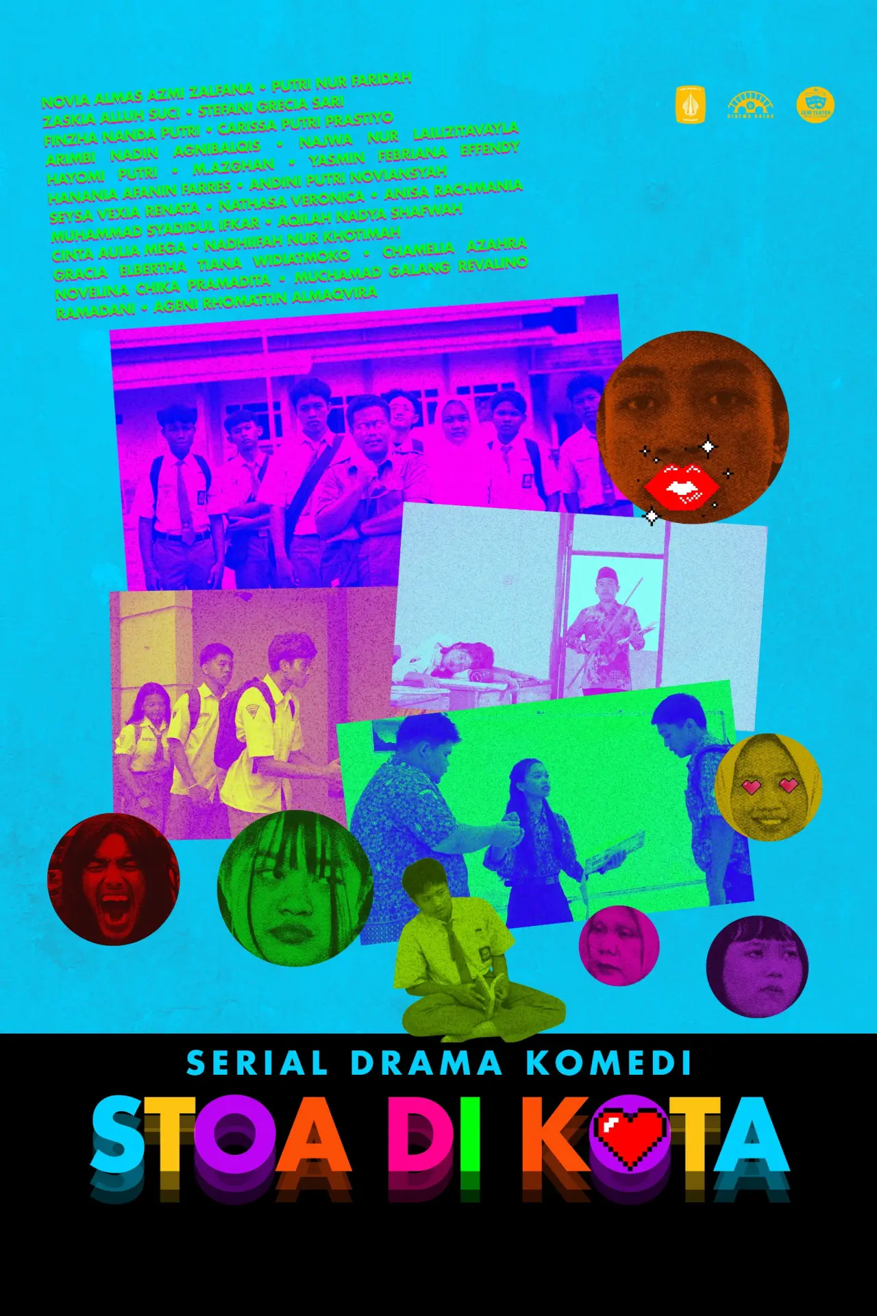 Plakat filmowy "Drama Komedi - Stoa di Kota"