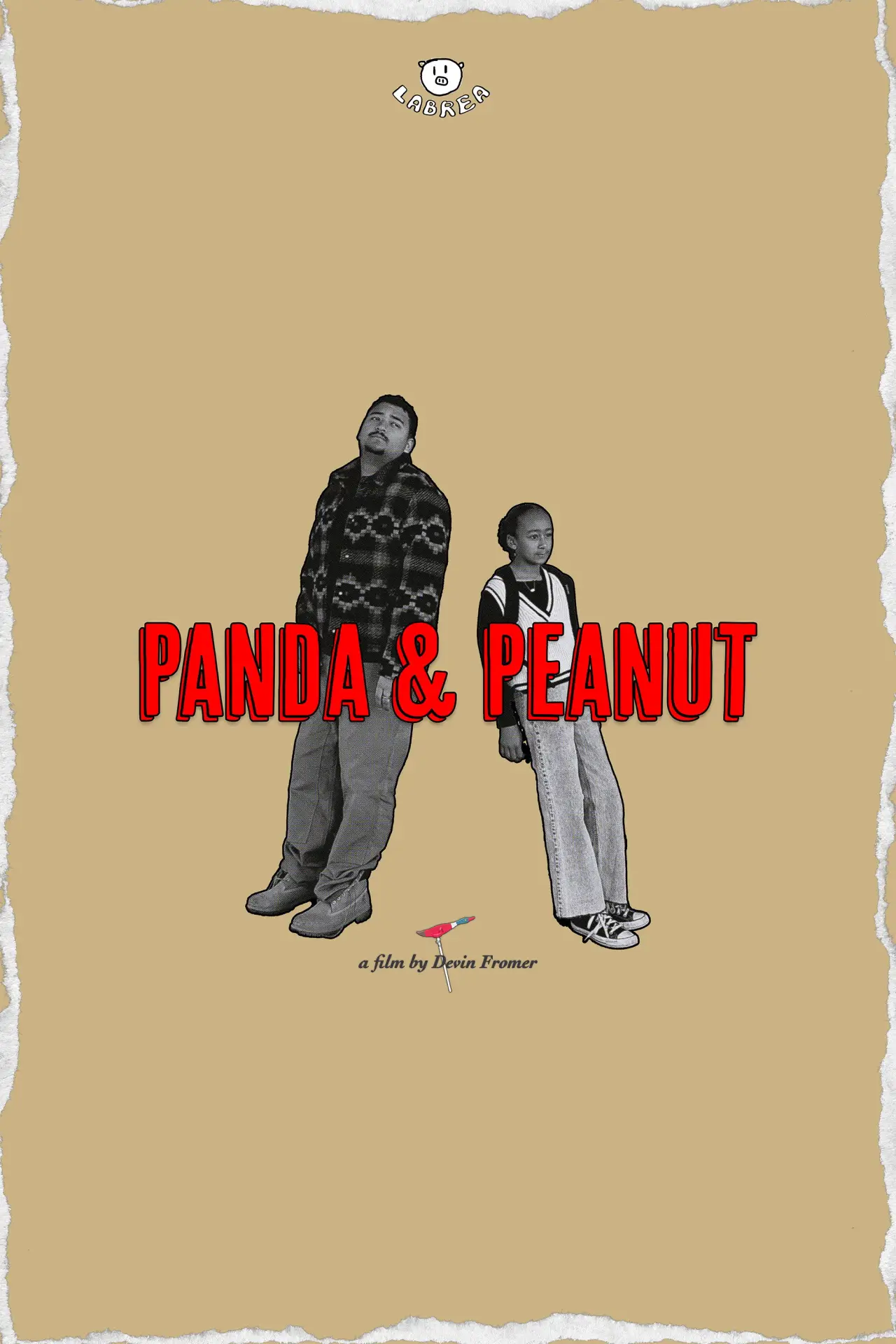Plakat filmowy "Panda & Peanut"