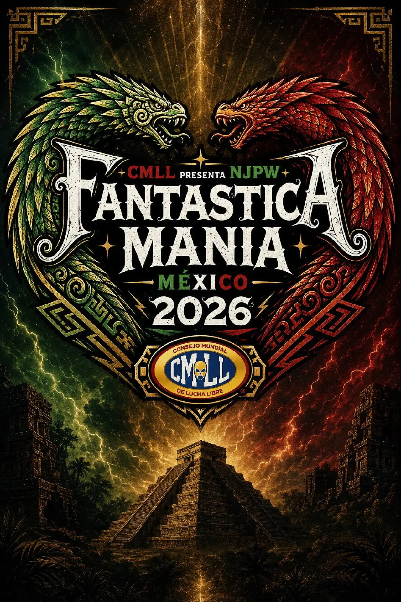 Plakat filmowy "CMLL Presenta NJPW Fantastica Mania Mexico 2026"