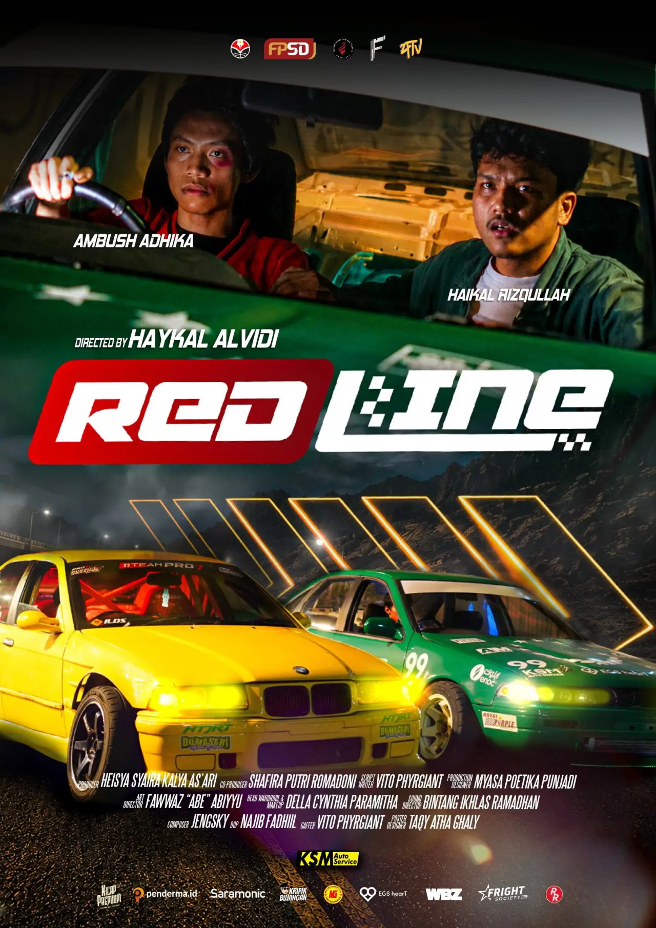 Plakat filmowy "Garis Merah"