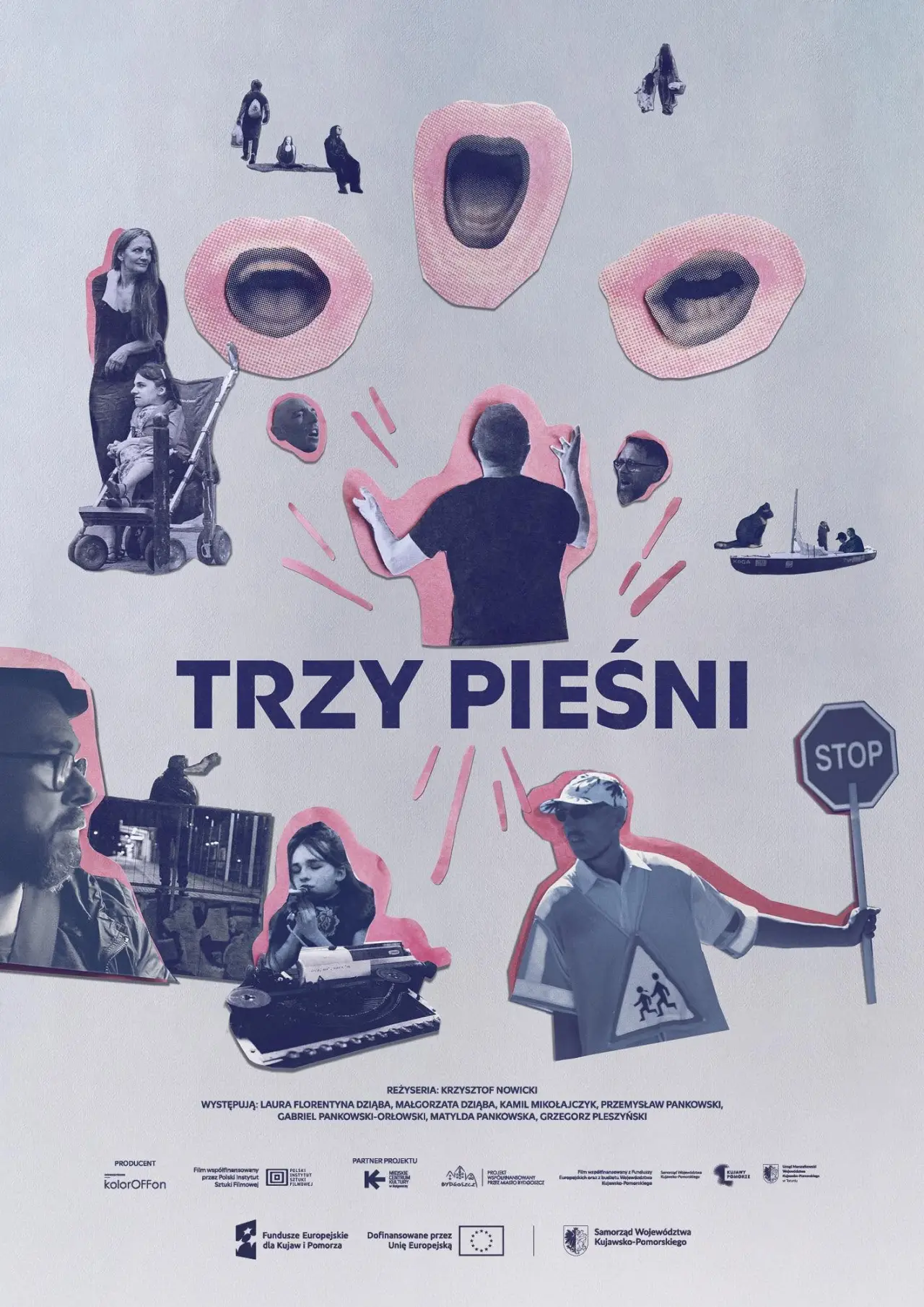 Plakat filmowy "Trzy pieśni"