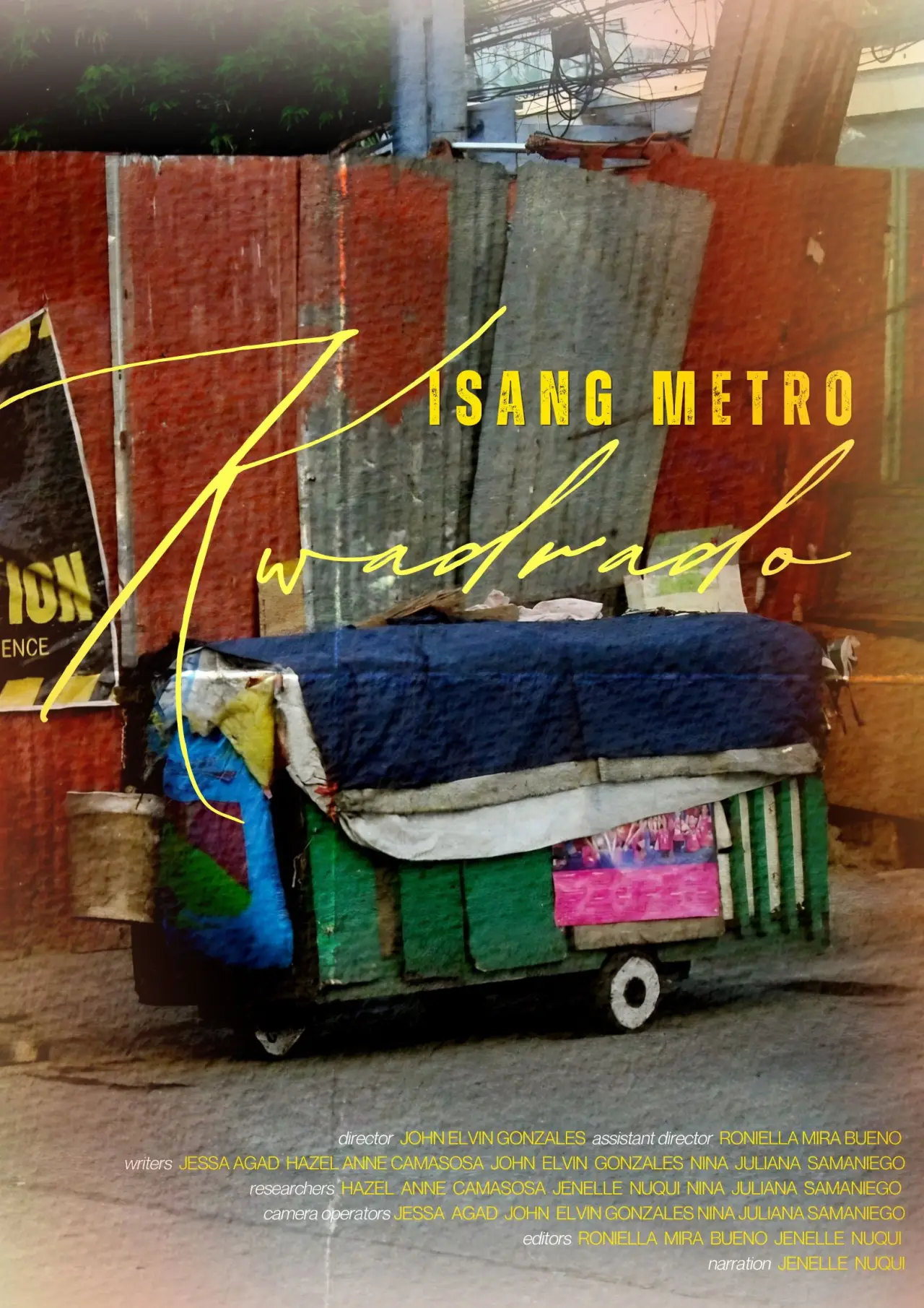 Plakat filmowy "Isang Metro Kwadrado"
