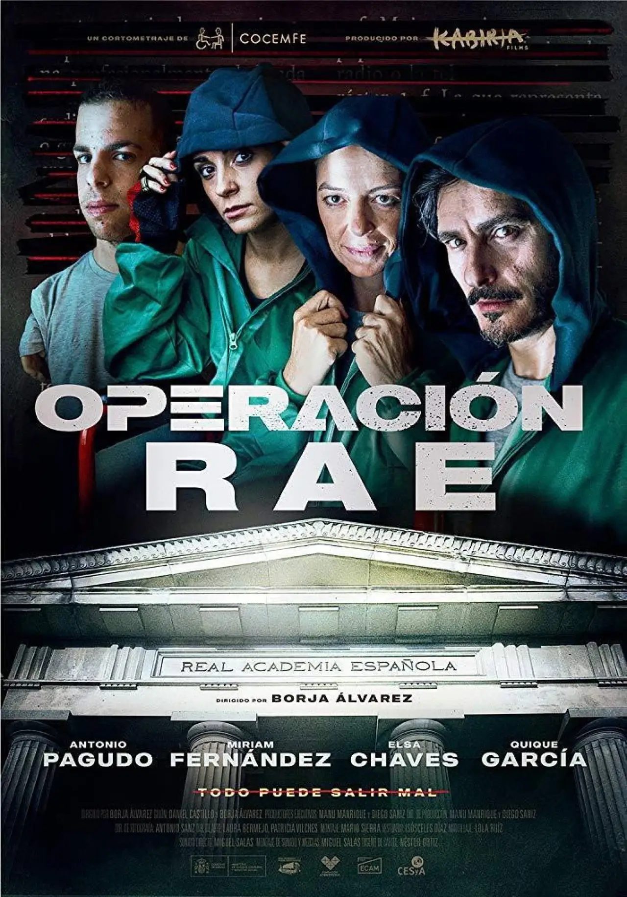 Plakat filmowy "Operación RAE"