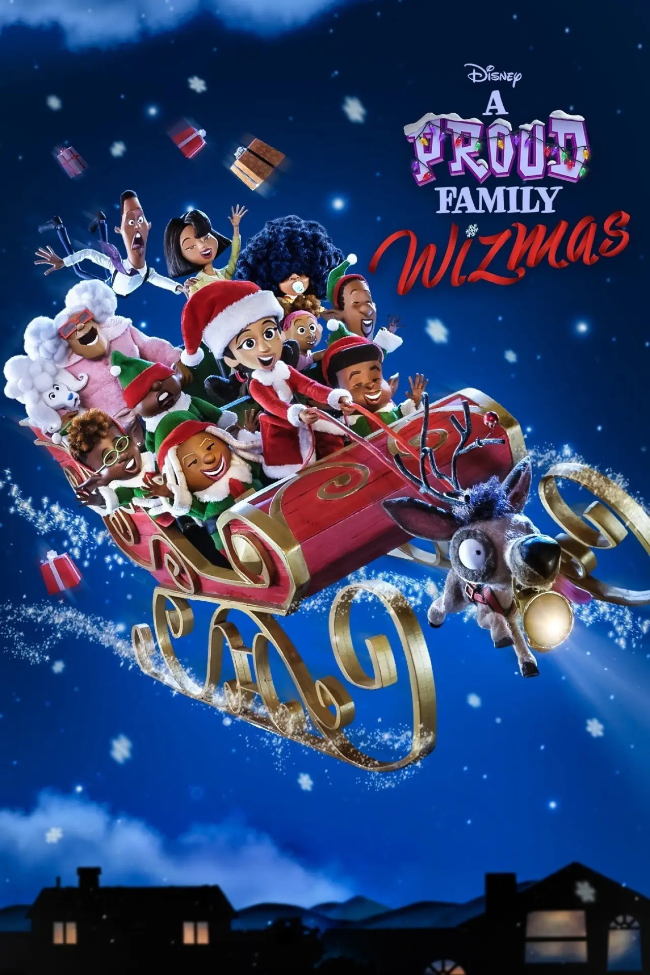 Plakat filmowy "A Proud Family Wizmas"